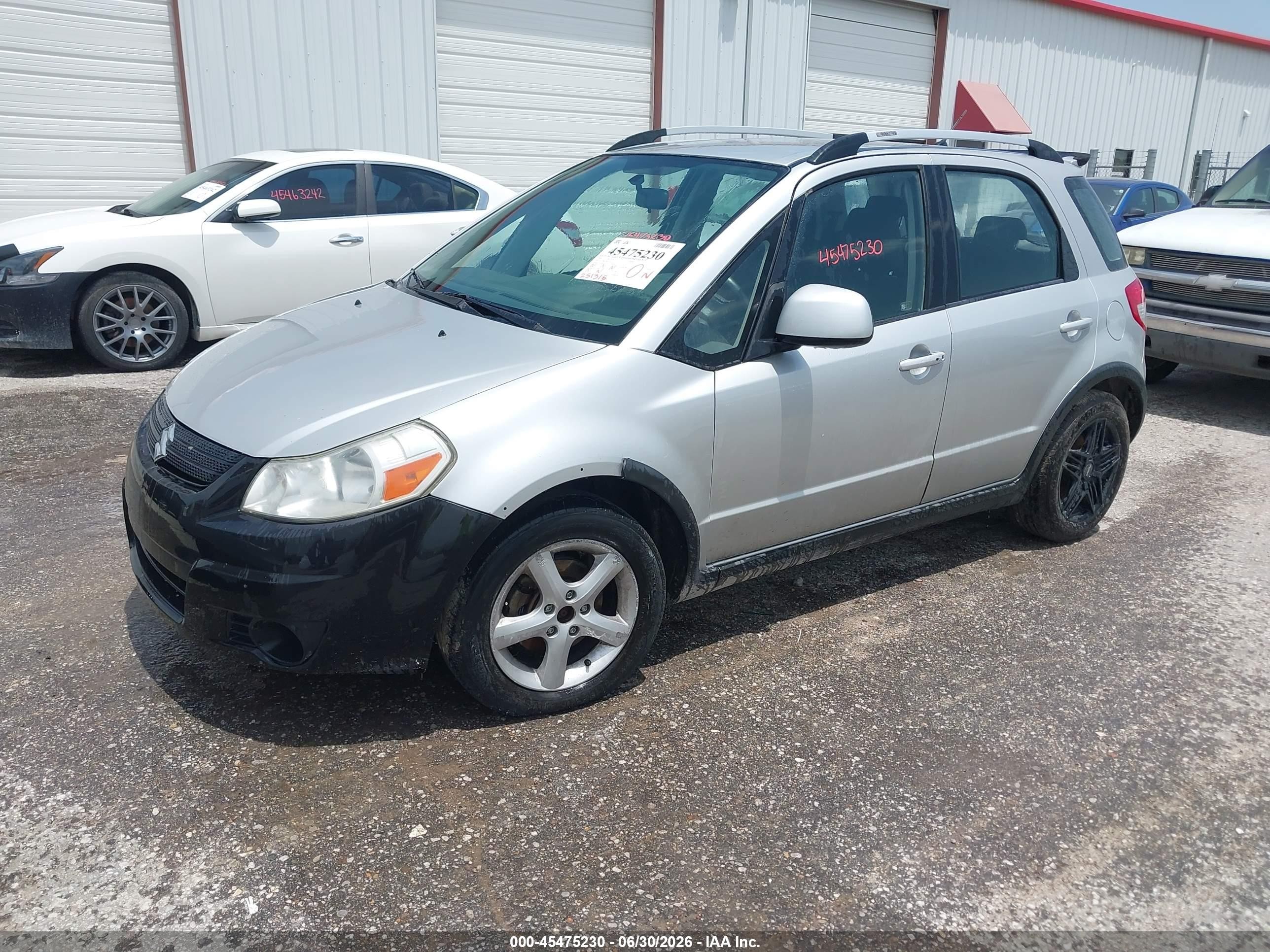 2008 Suzuki Sx4 Convenience/touring Silver vin: JS2YB417X85103267