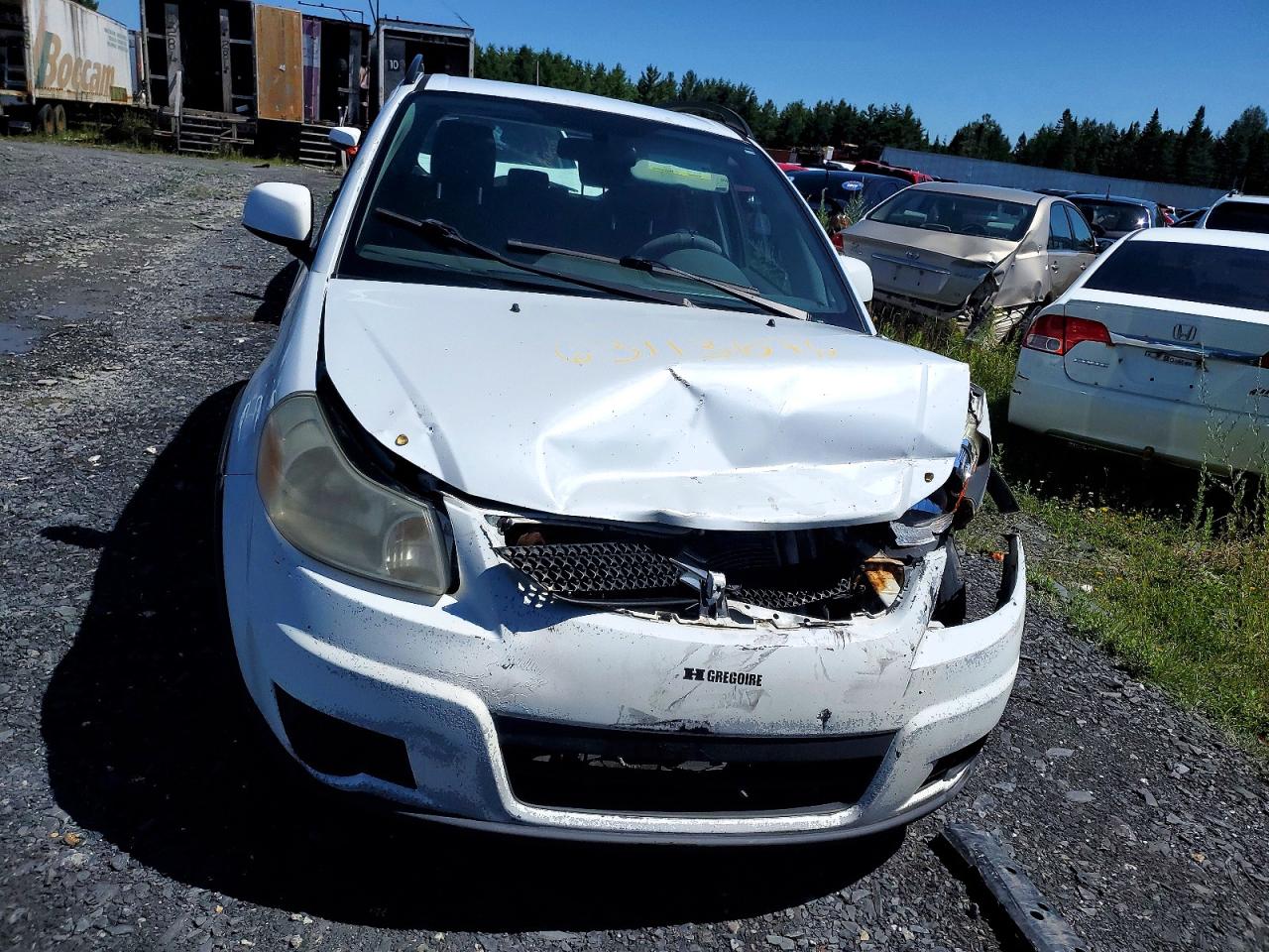 2010 Suzuki Sx4 Jx White vin: JS2YB5A27A6310497