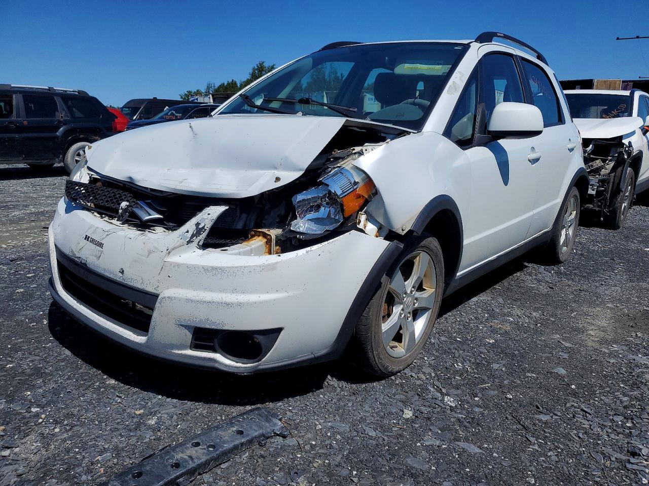 2010 Suzuki Sx4 Jx White vin: JS2YB5A27A6310497