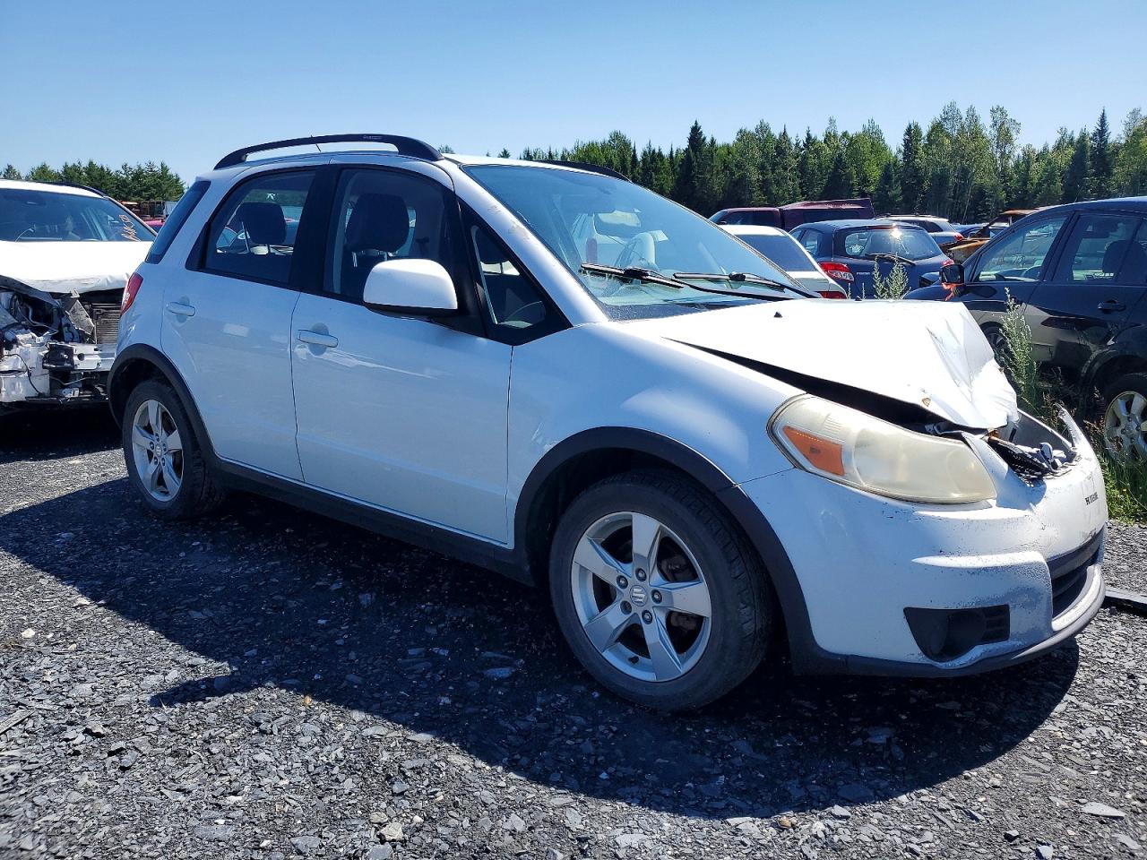 2010 Suzuki Sx4 Jx White vin: JS2YB5A27A6310497