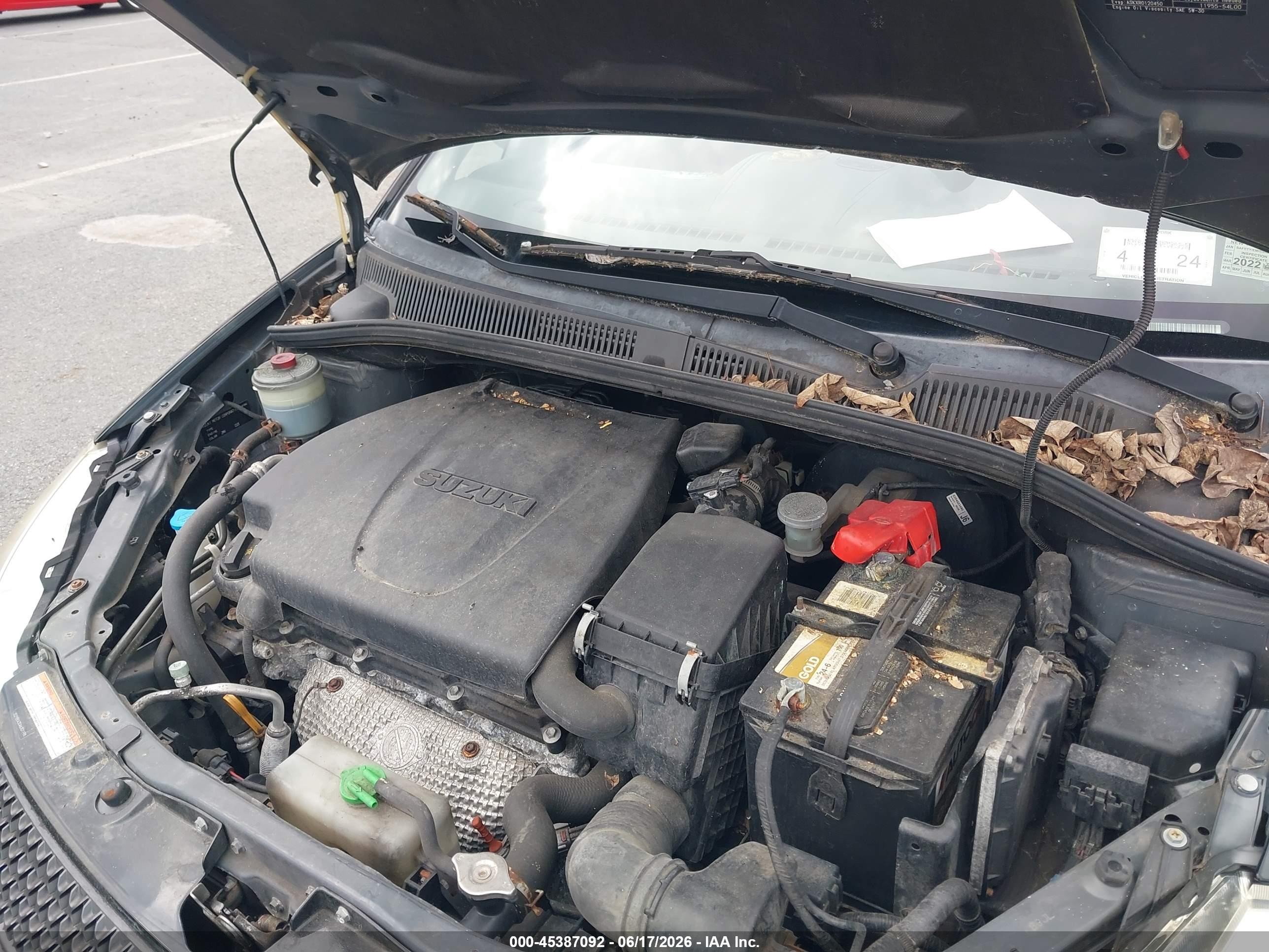 2010 Suzuki Sx4 Technology Черный vin: JS2YB5A30A6301195