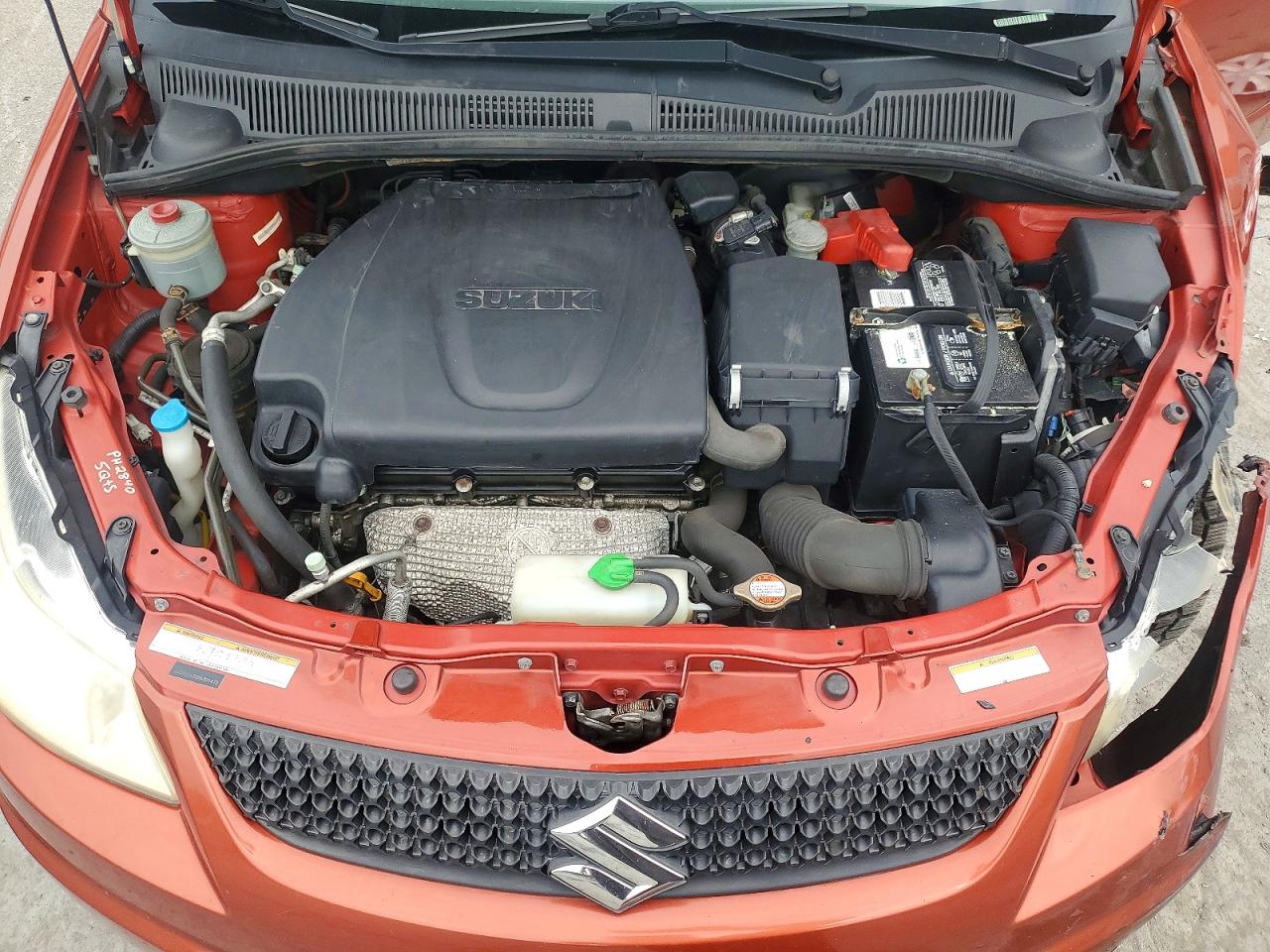 2011 Suzuki Sx4 Orange vin: JS2YB5A30B6301473