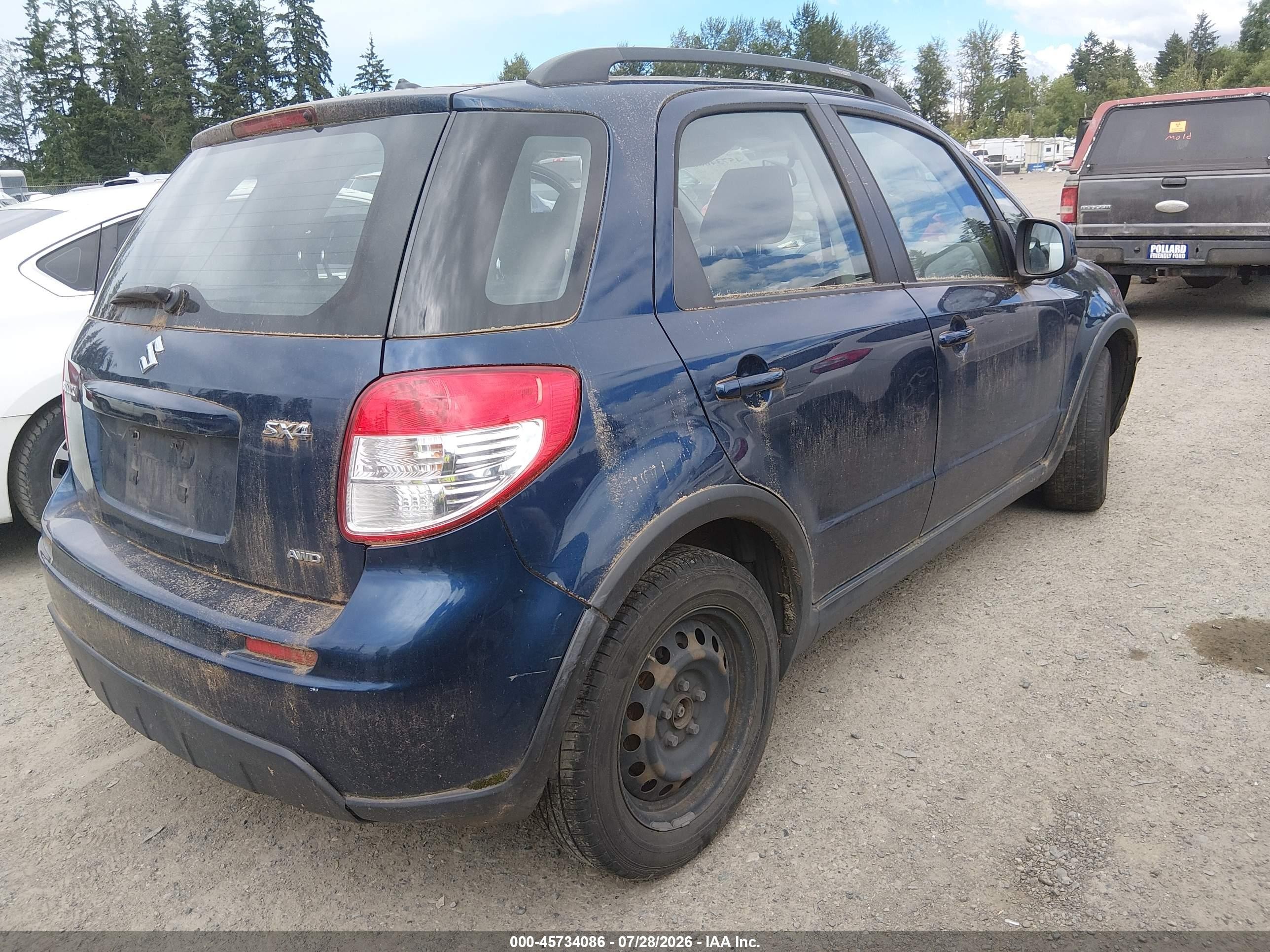 2011 Suzuki Sx4 Premium/tech Valu Pkg (nav) Dark Blue vin: JS2YB5A30B6304986