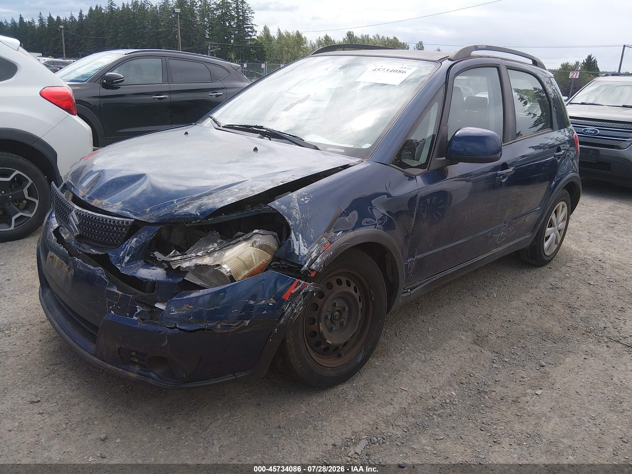 2011 Suzuki Sx4 Premium/tech Valu Pkg (nav) Dark Blue vin: JS2YB5A30B6304986