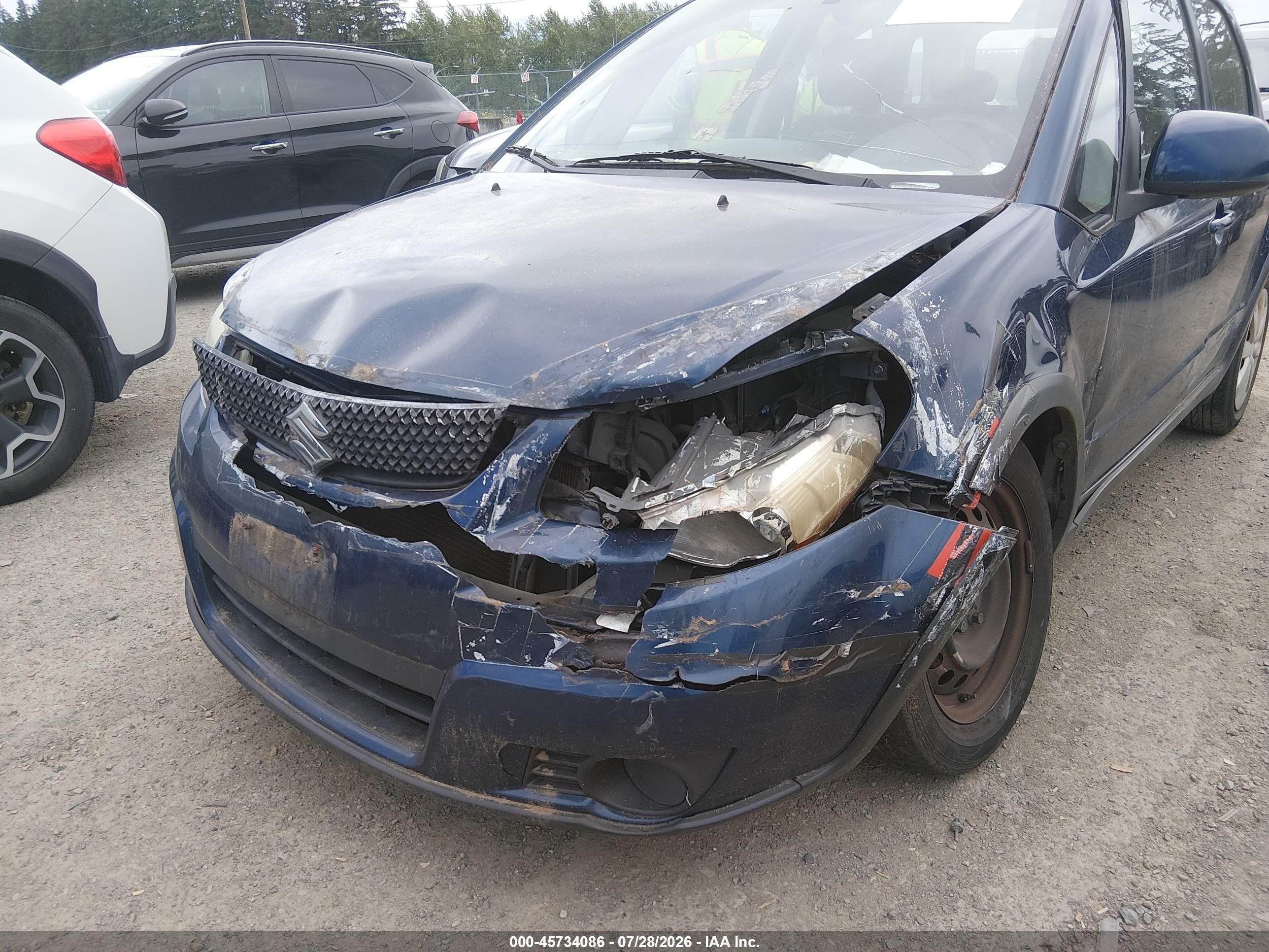 2011 Suzuki Sx4 Premium/tech Valu Pkg (nav) Dark Blue vin: JS2YB5A30B6304986