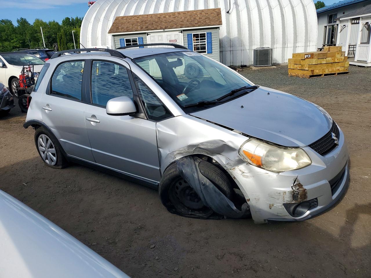 2011 Suzuki Sx4 Base Silver vin: JS2YB5A30B6305281