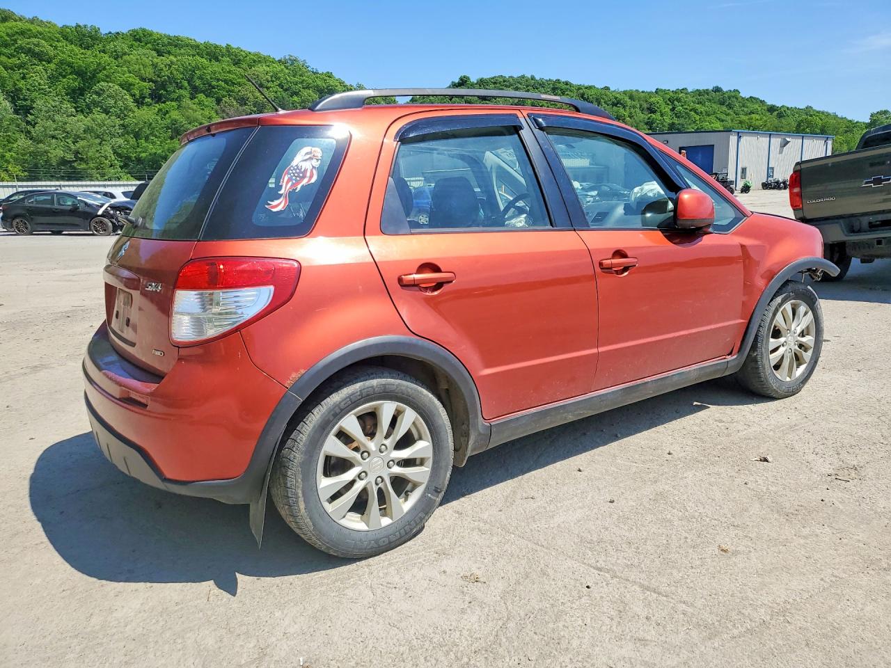 2013 Suzuki Sx4 Orange vin: JS2YB5A30D6102099