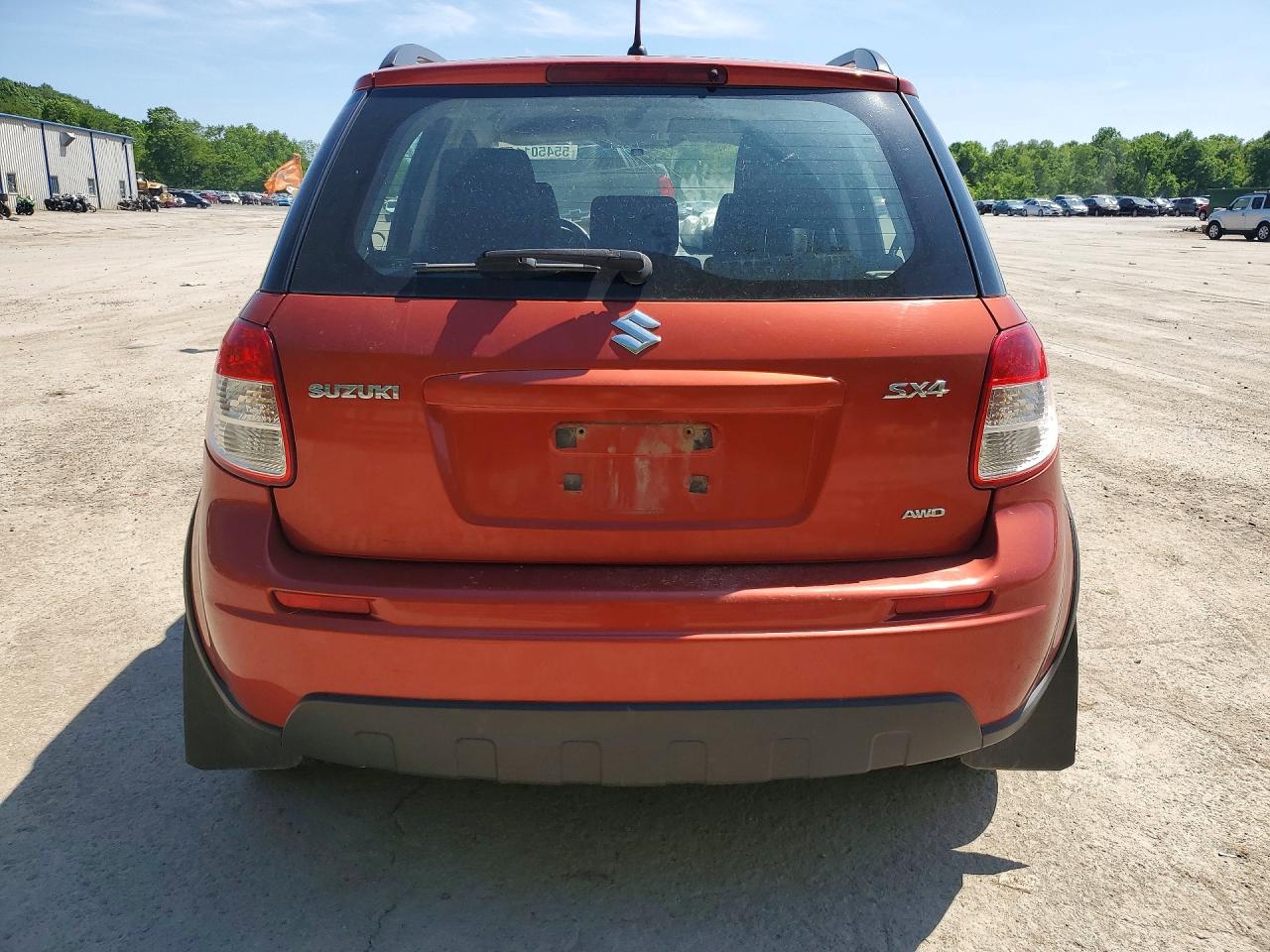 2013 Suzuki Sx4 Orange vin: JS2YB5A30D6102099