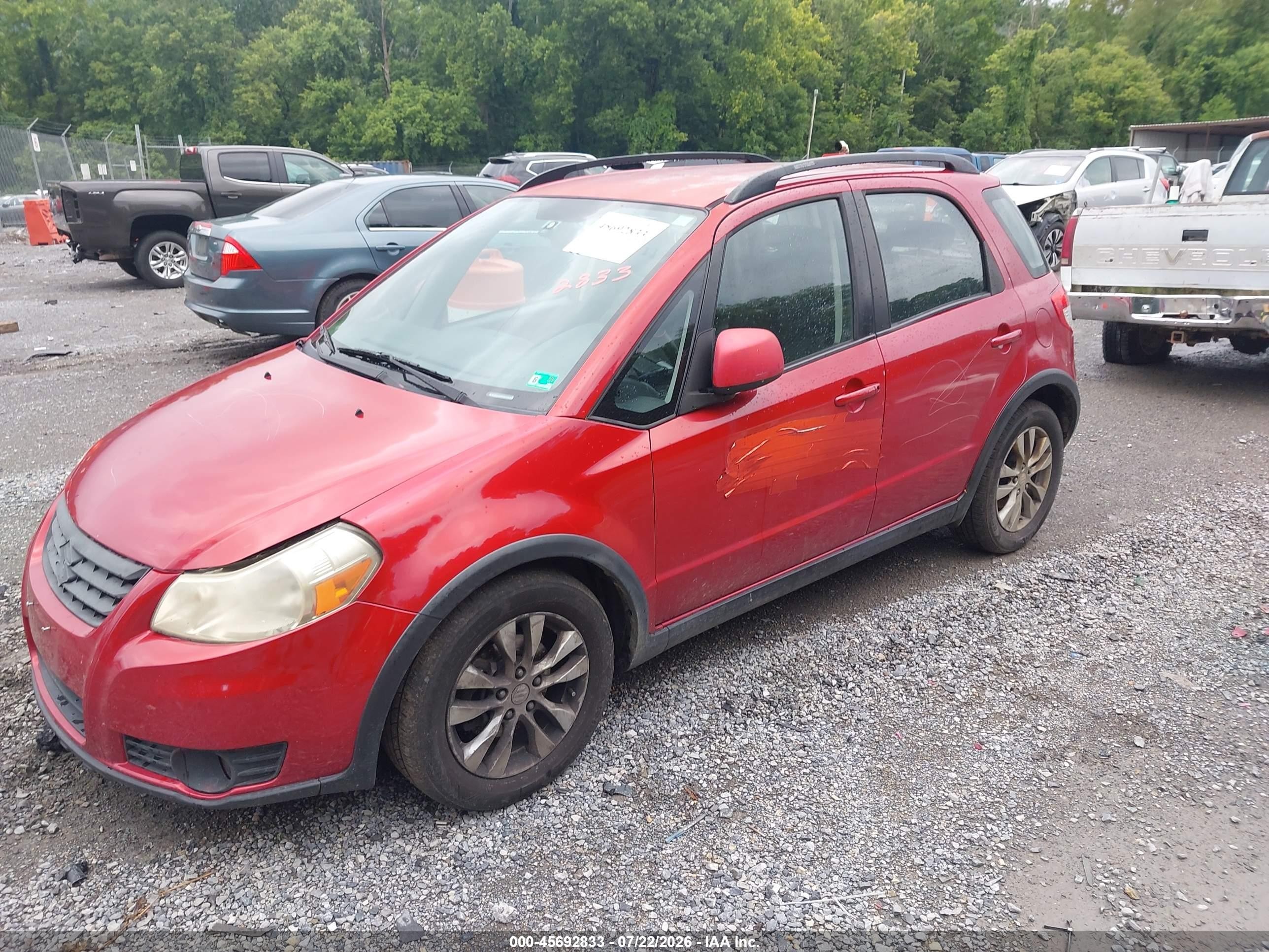 2013 Suzuki Sx4 Premium Red vin: JS2YB5A31D6102113