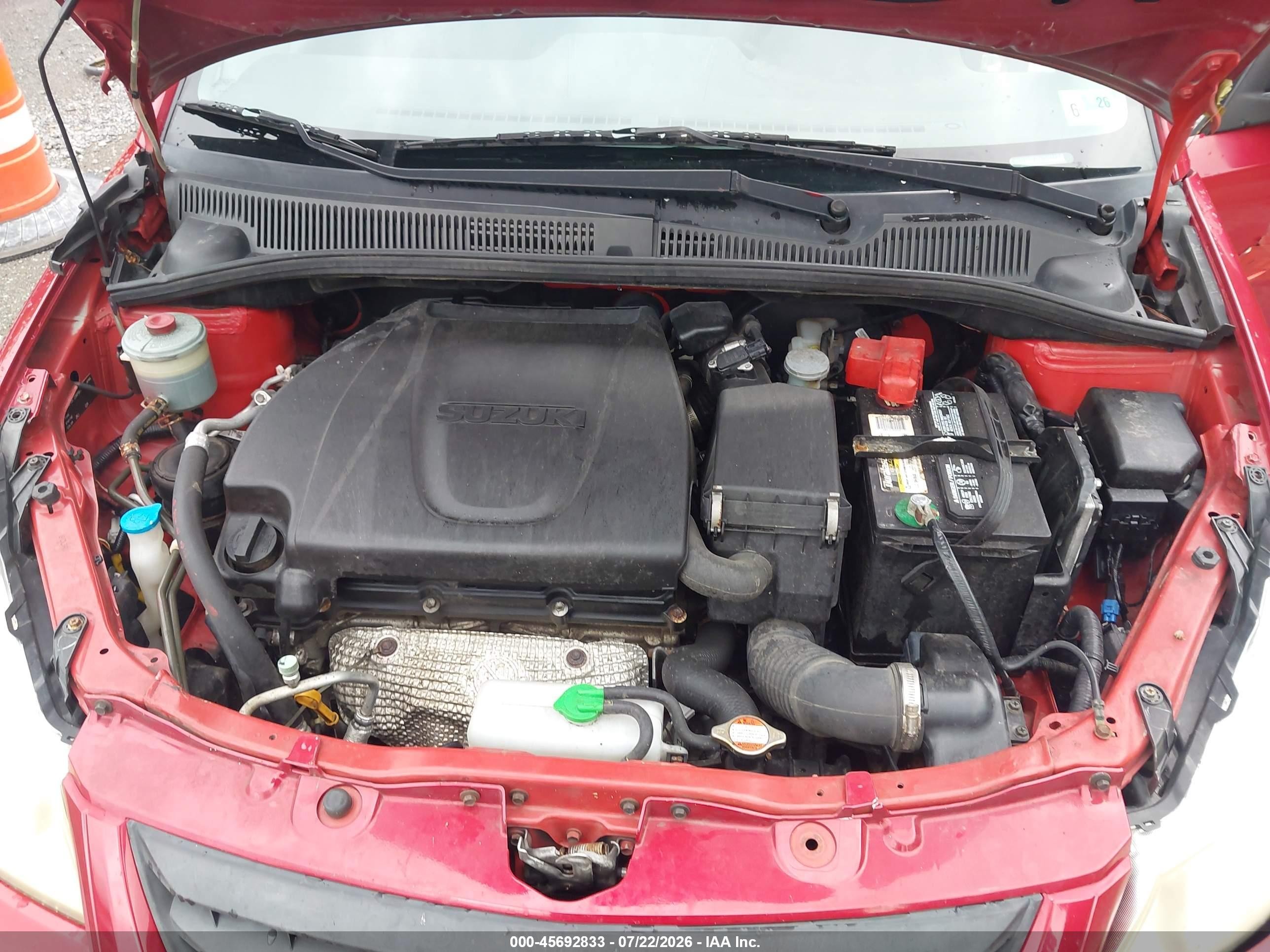 2013 Suzuki Sx4 Premium Red vin: JS2YB5A31D6102113