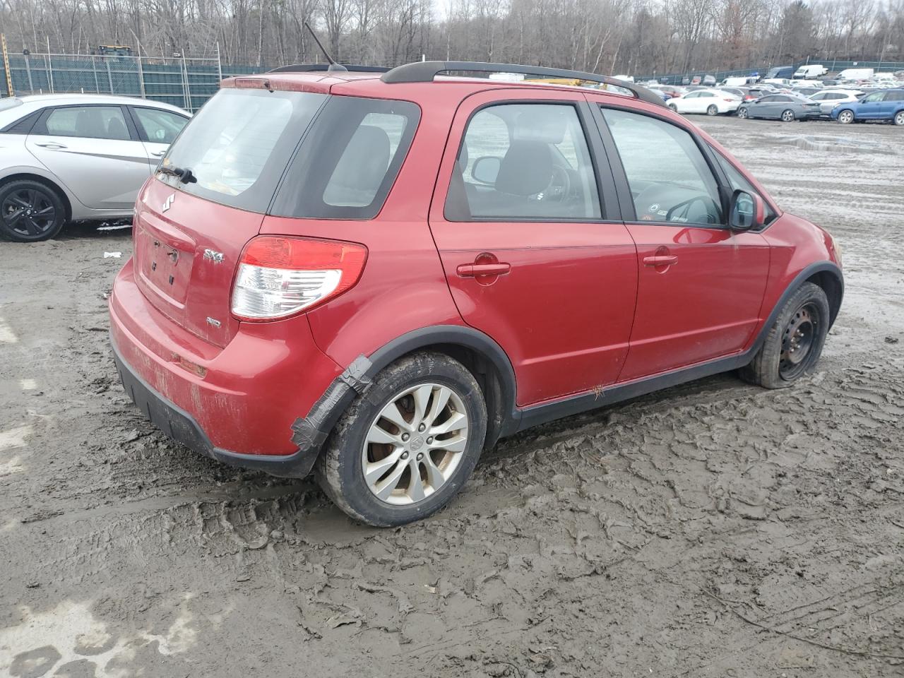 2013 Suzuki Sx4 Maroon vin: JS2YB5A33D6100010