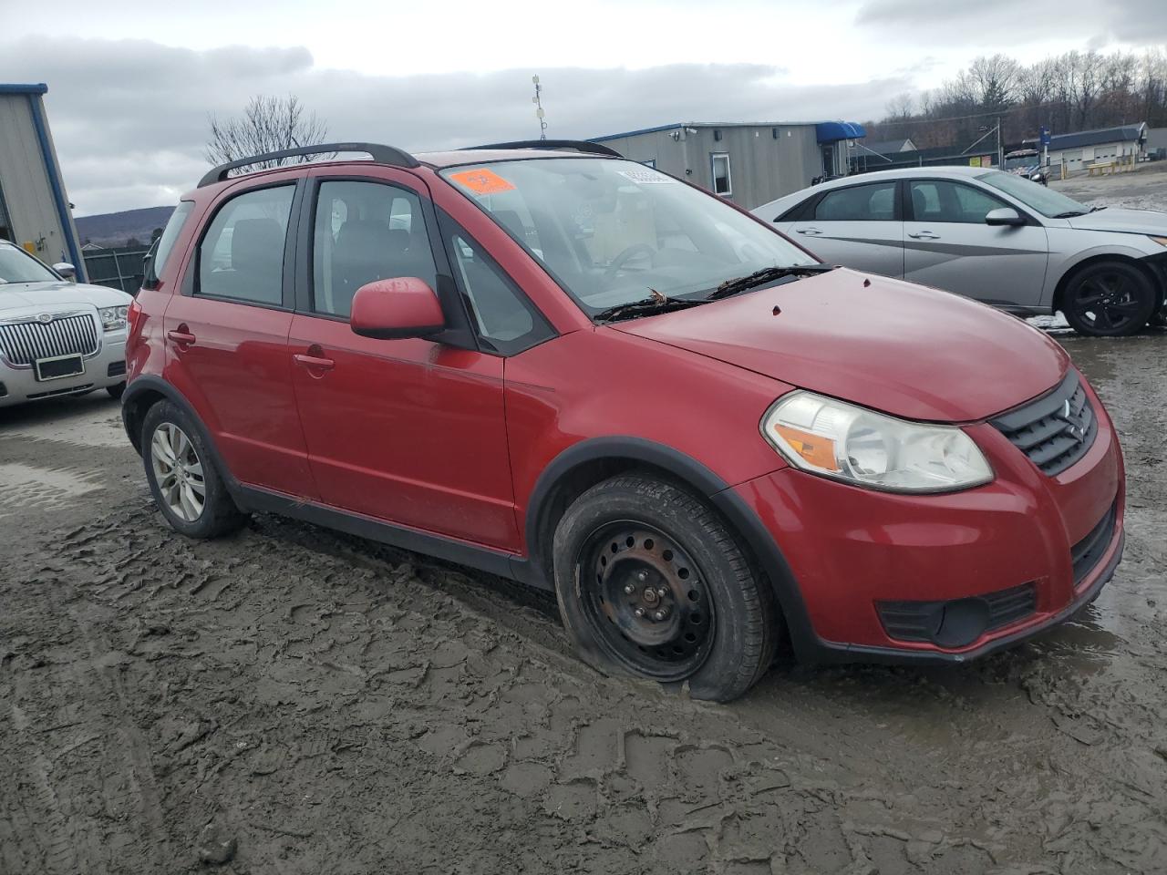 2013 Suzuki Sx4 Maroon vin: JS2YB5A33D6100010
