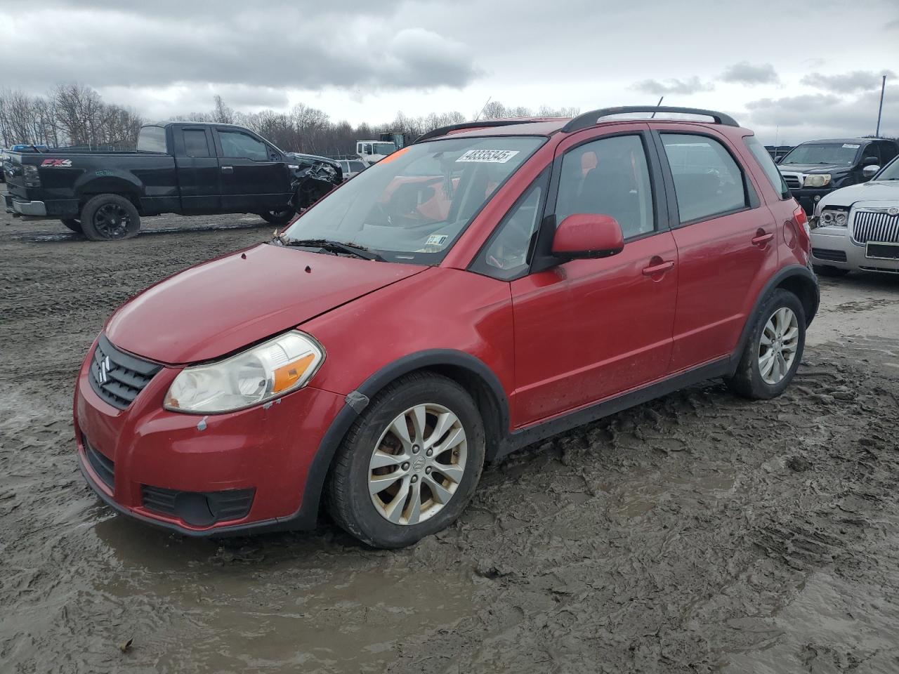 2013 Suzuki Sx4 Maroon vin: JS2YB5A33D6100010