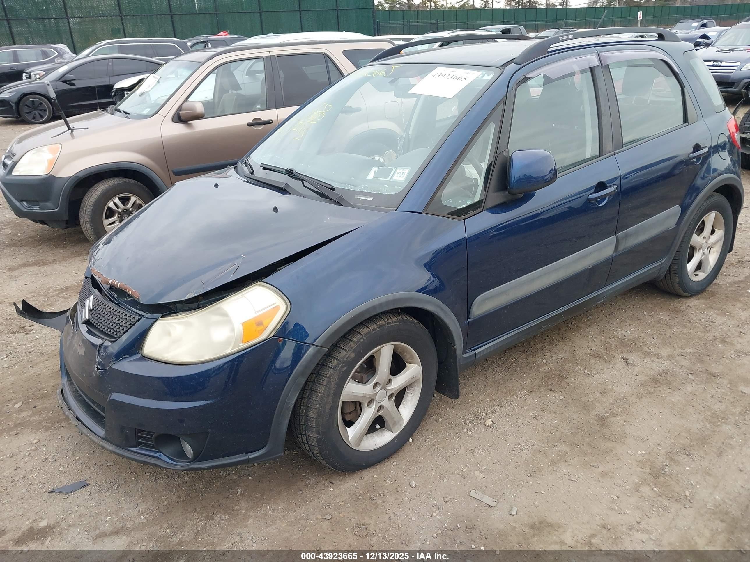 2010 Suzuki Sx4 Technology Blue vin: JS2YB5A35A6310104