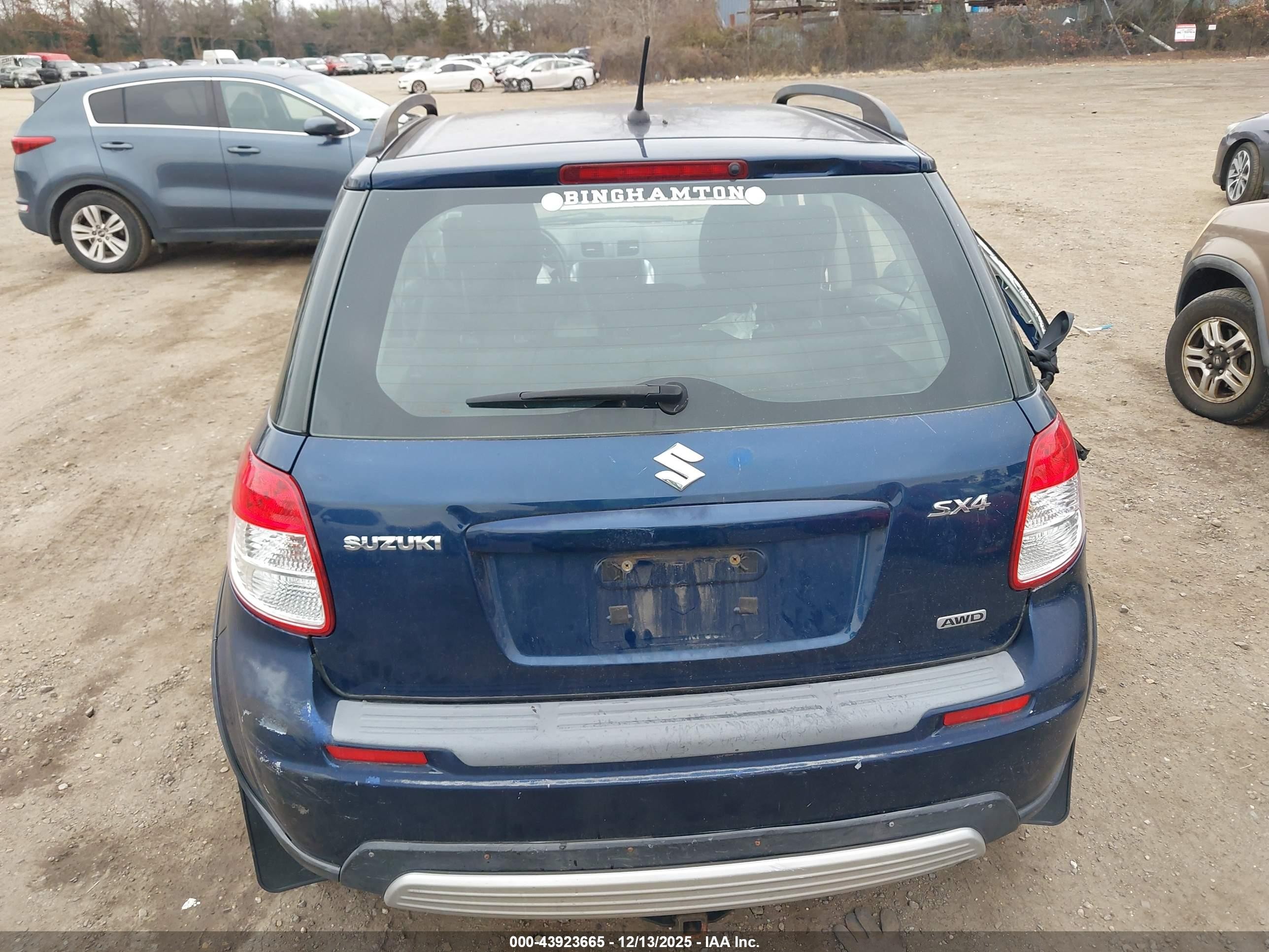 2010 Suzuki Sx4 Technology Blue vin: JS2YB5A35A6310104