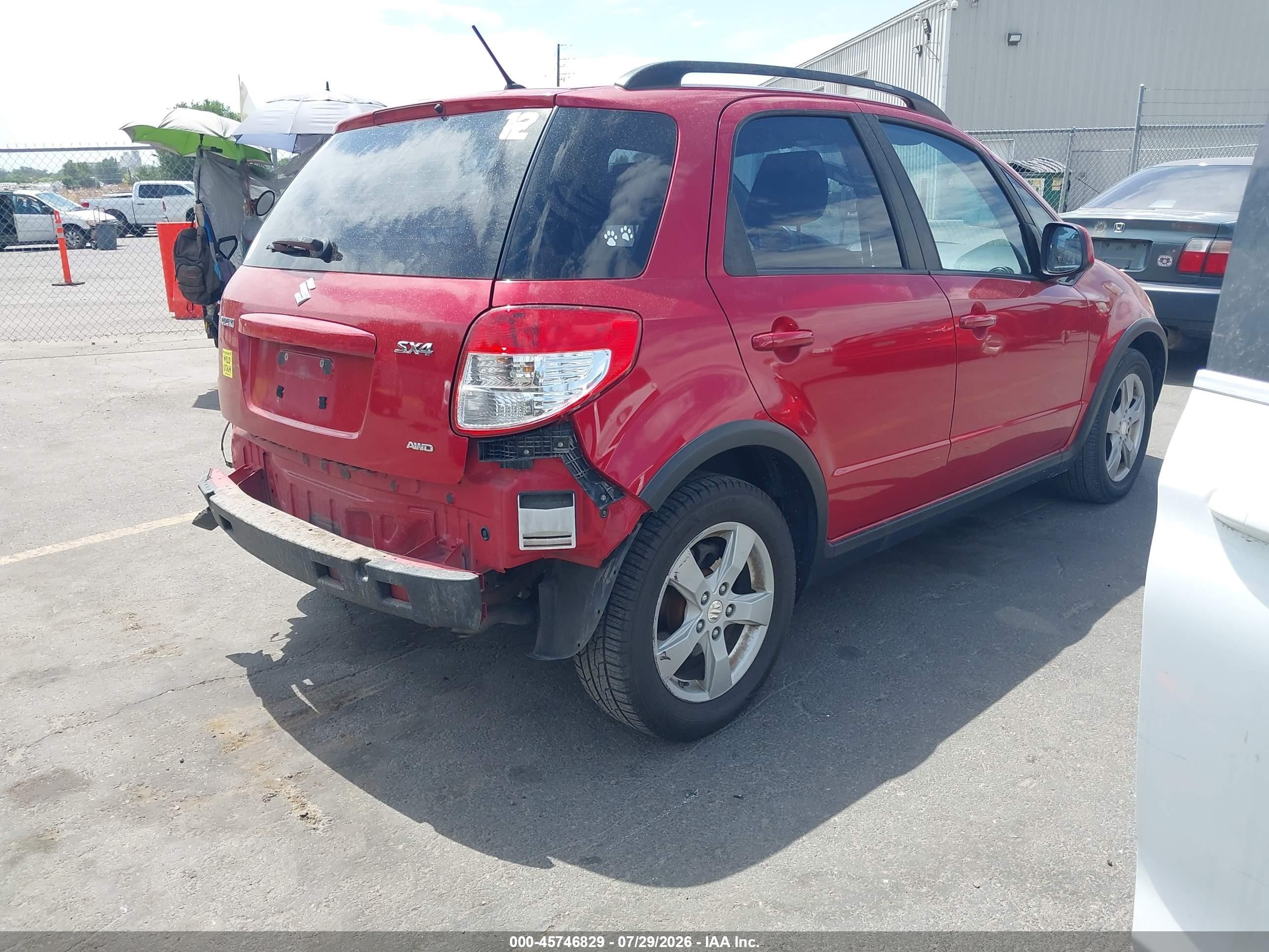 2012 Suzuki Sx4 Premium/tech Valu Pkg (nav) Красный vin: JS2YB5A35C6301633