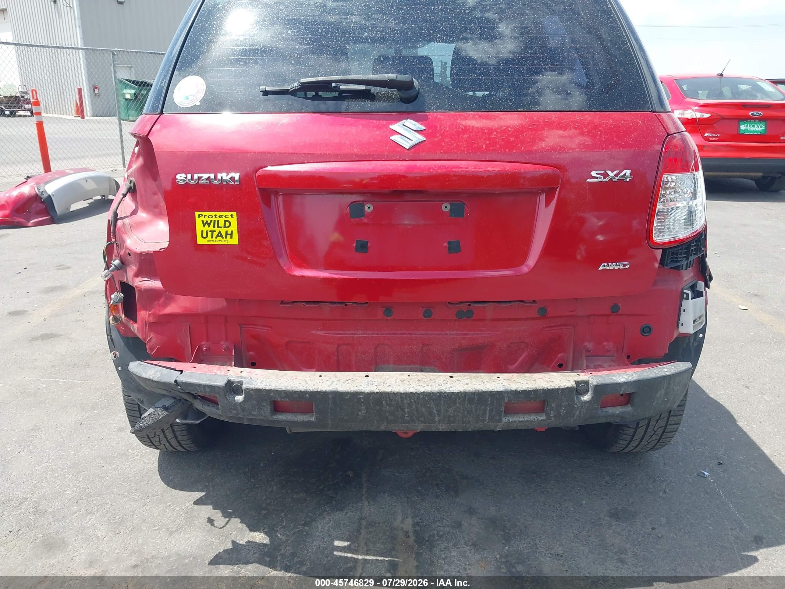 2012 Suzuki Sx4 Premium/tech Valu Pkg (nav) Красный vin: JS2YB5A35C6301633