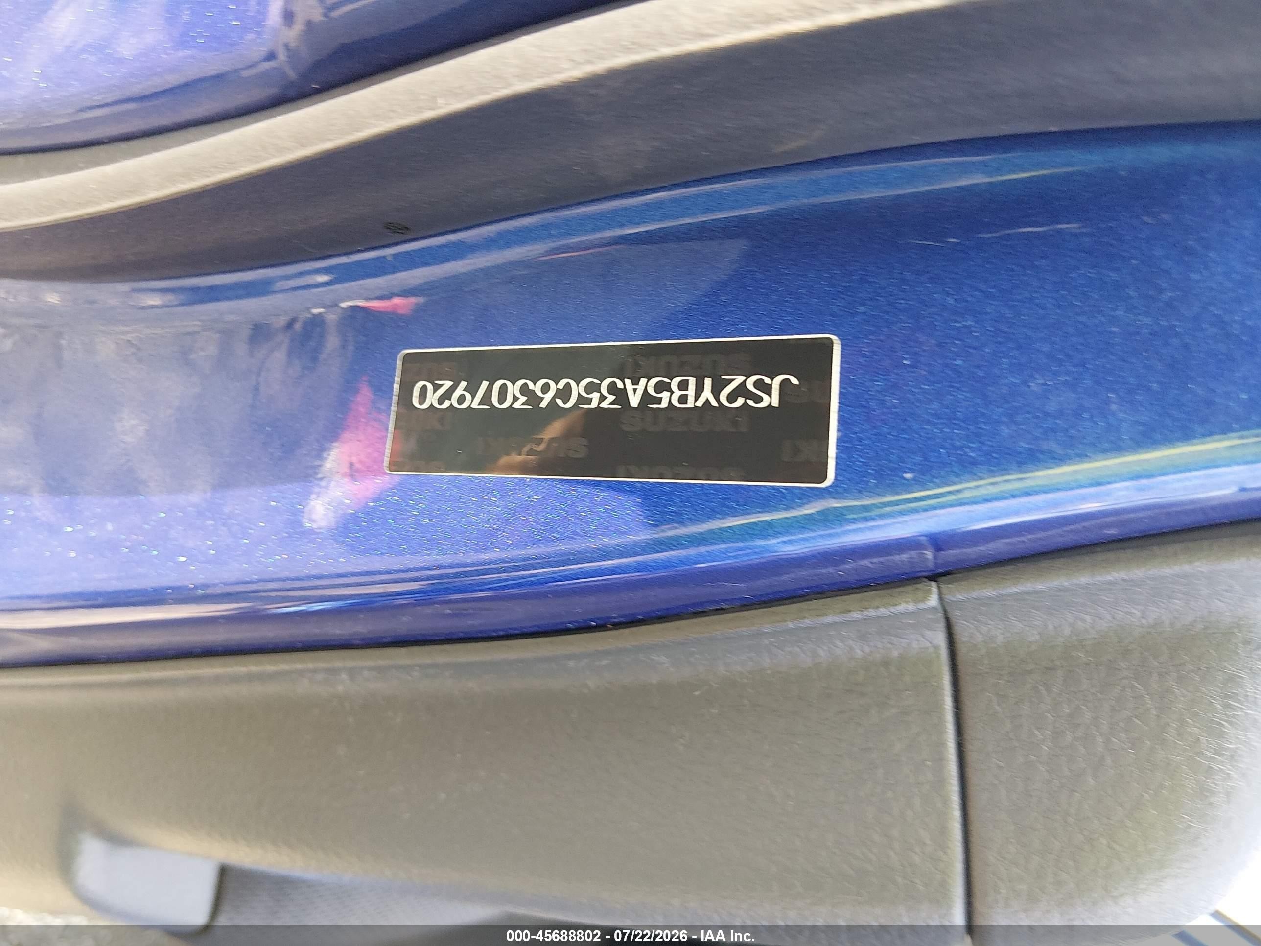 2012 Suzuki Sx4 Premium/tech Valu Pkg (nav) Blue vin: JS2YB5A35C6307920