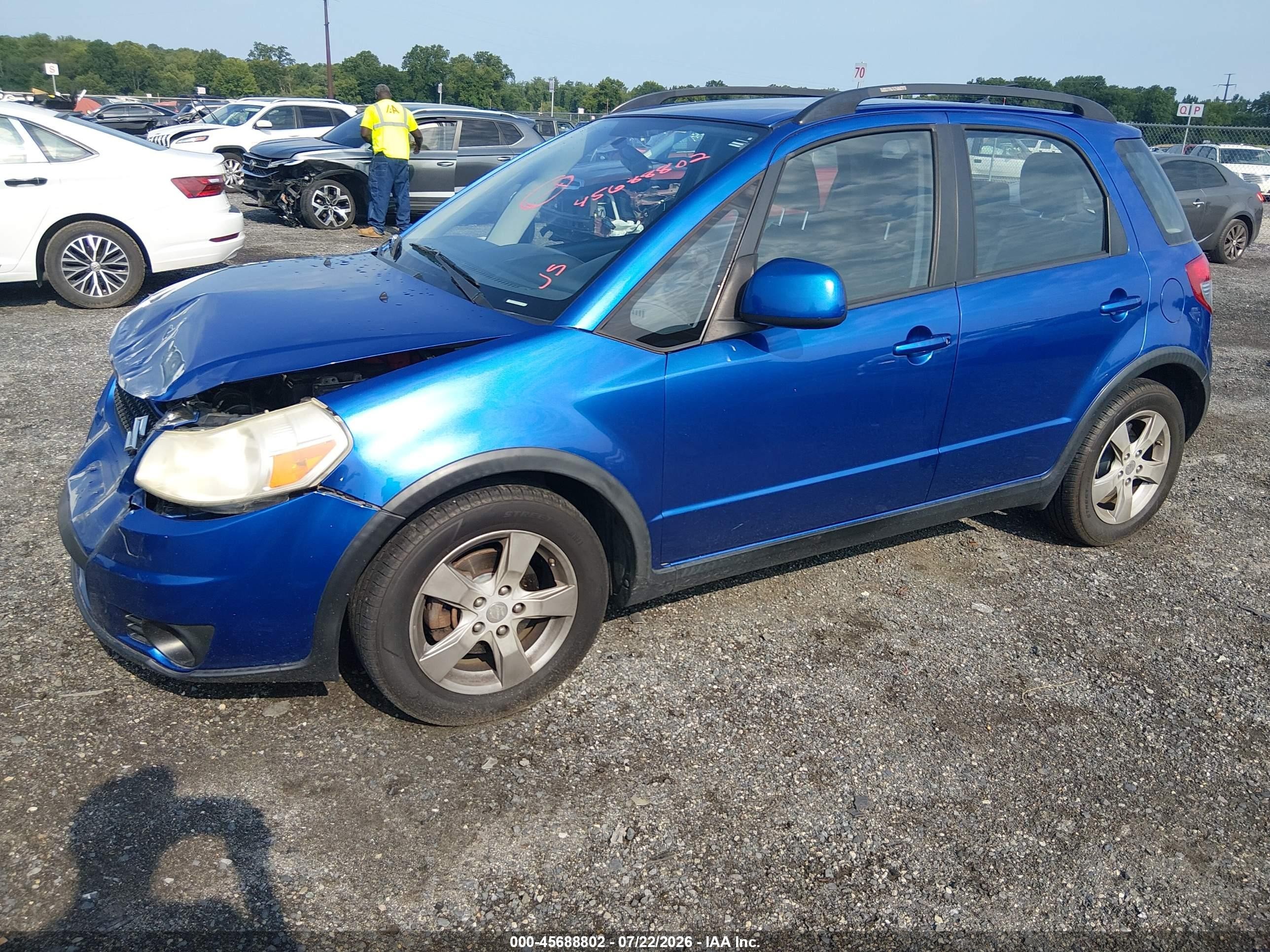 2012 Suzuki Sx4 Premium/tech Valu Pkg (nav) Blue vin: JS2YB5A35C6307920