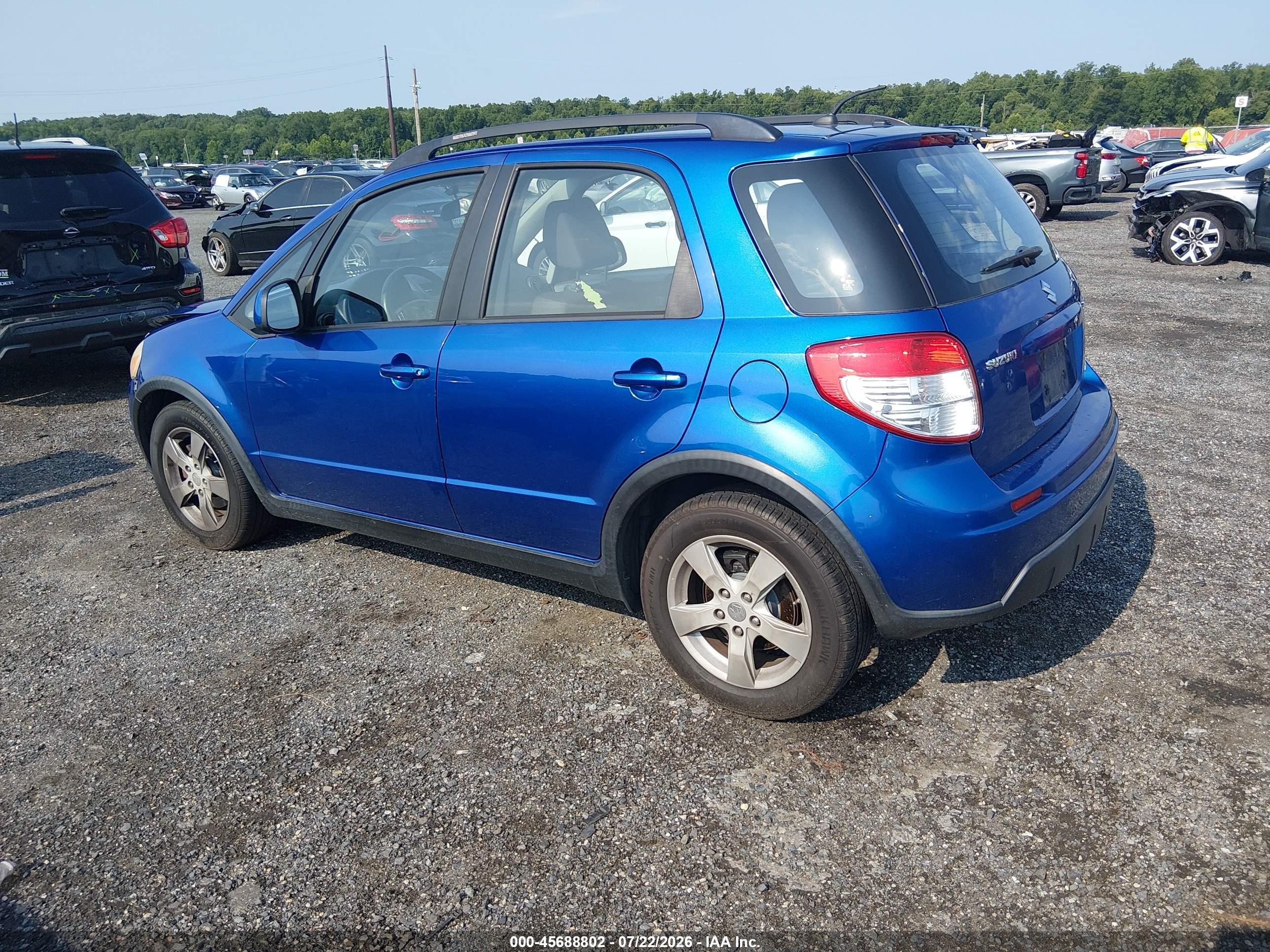 2012 Suzuki Sx4 Premium/tech Valu Pkg (nav) Blue vin: JS2YB5A35C6307920