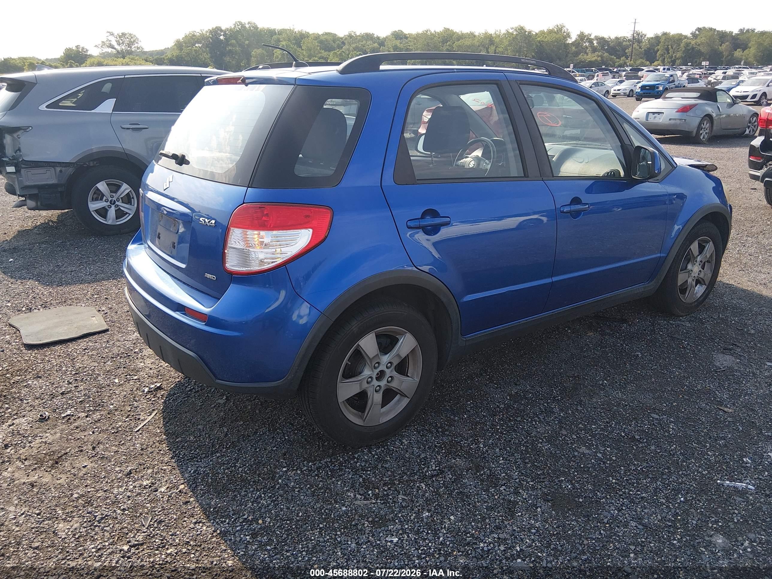 2012 Suzuki Sx4 Premium/tech Valu Pkg (nav) Blue vin: JS2YB5A35C6307920