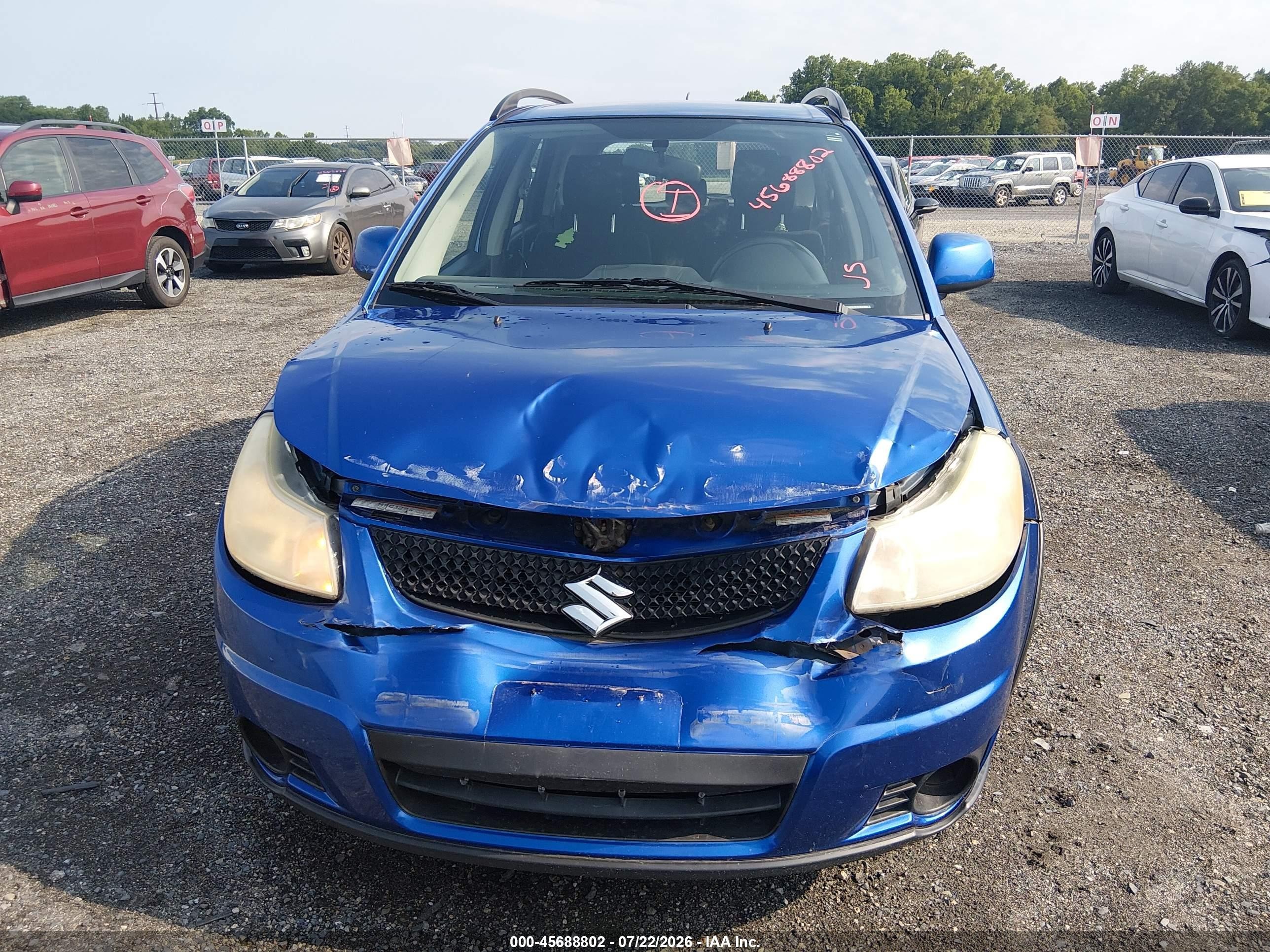 2012 Suzuki Sx4 Premium/tech Valu Pkg (nav) Blue vin: JS2YB5A35C6307920