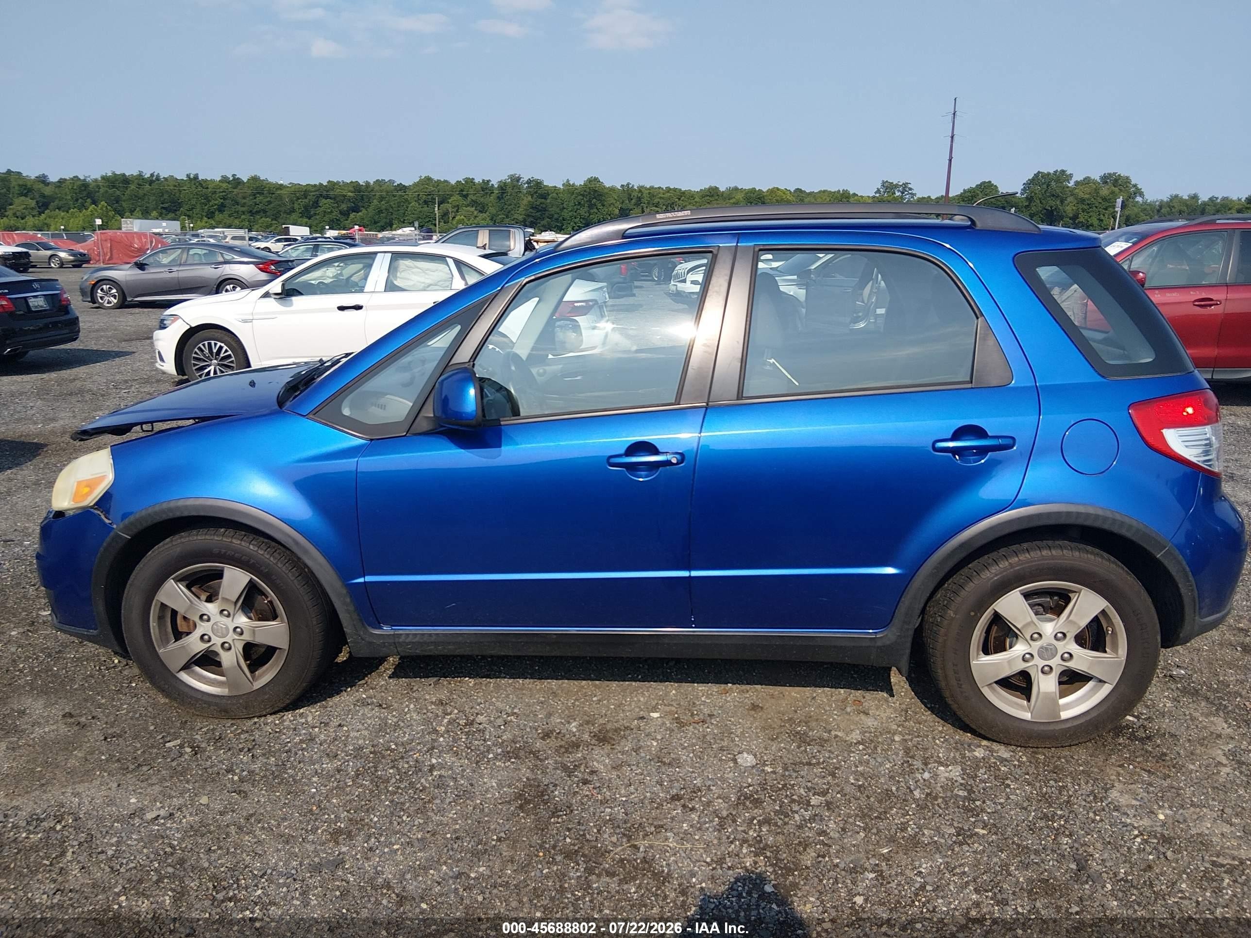 2012 Suzuki Sx4 Premium/tech Valu Pkg (nav) Blue vin: JS2YB5A35C6307920