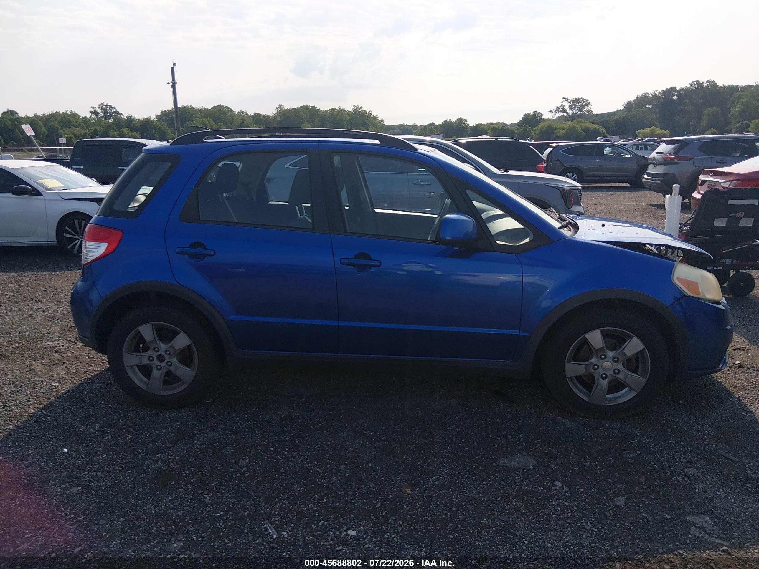 2012 Suzuki Sx4 Premium/tech Valu Pkg (nav) Blue vin: JS2YB5A35C6307920