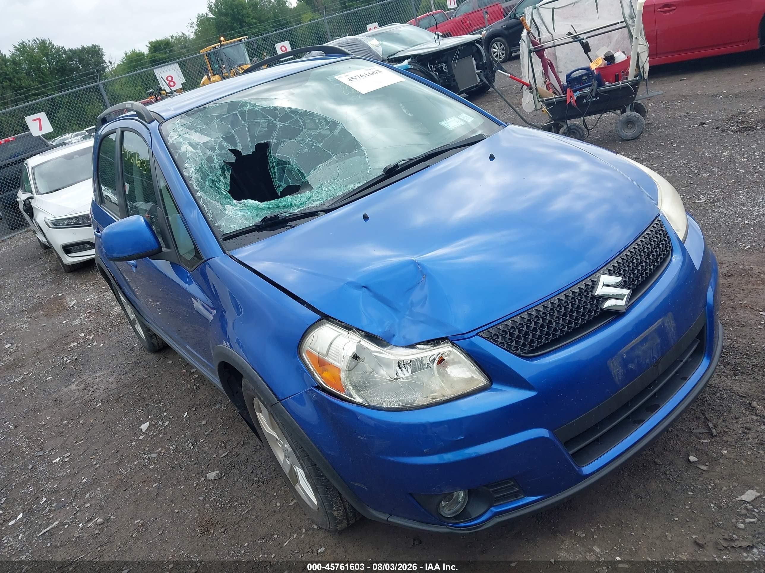2012 Suzuki Sx4 Premium/tech Valu Pkg (nav) Blue vin: JS2YB5A35C6308422