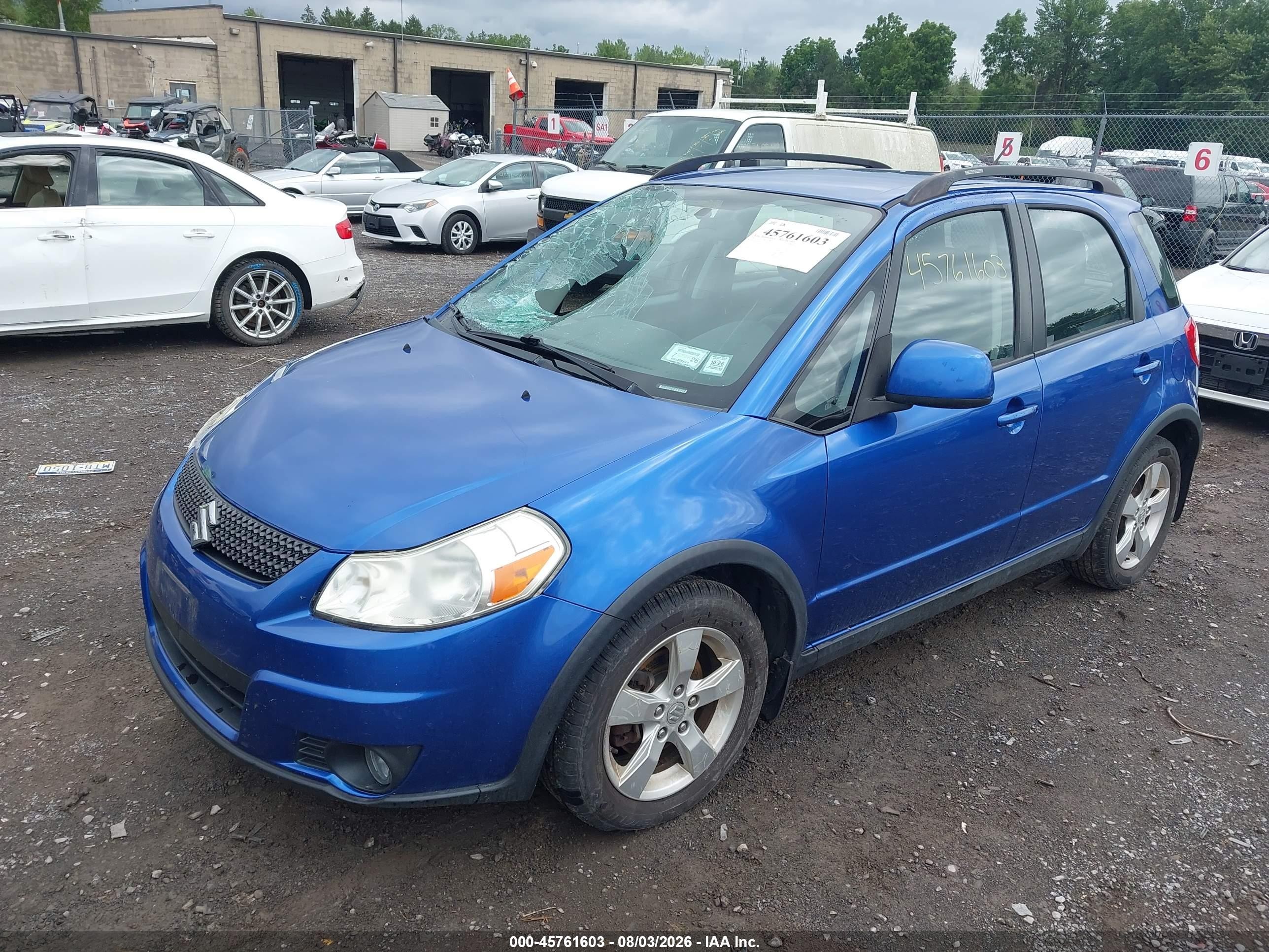 2012 Suzuki Sx4 Premium/tech Valu Pkg (nav) Blue vin: JS2YB5A35C6308422