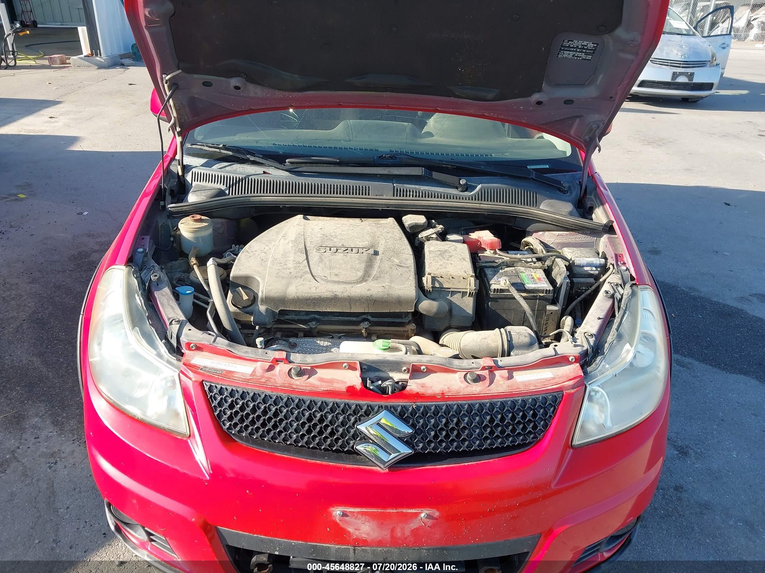 2010 Suzuki Sx4 Technology Red vin: JS2YB5A36A6310810