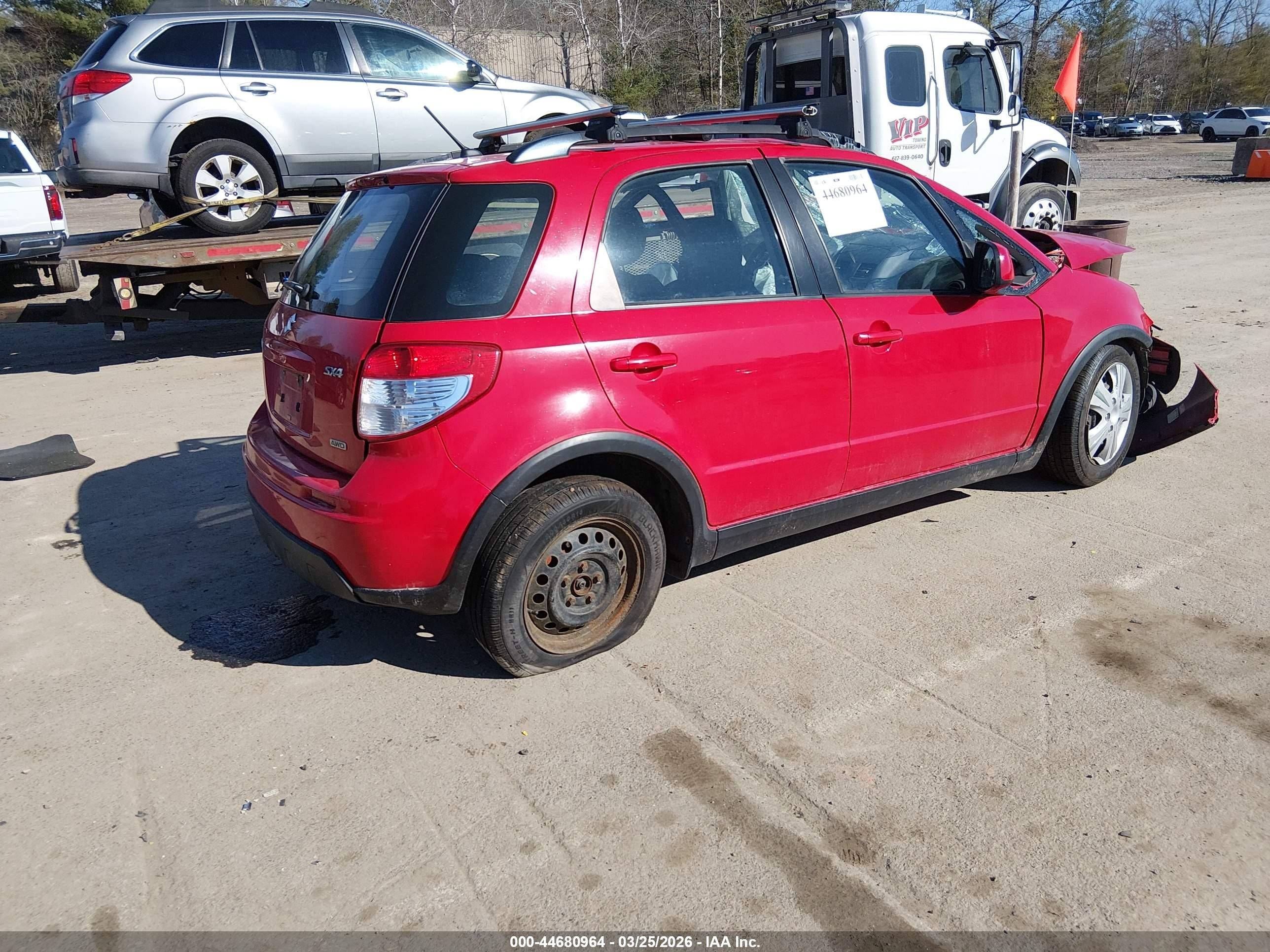 2010 Suzuki Sx4 Technology Red vin: JS2YB5A39A6300322