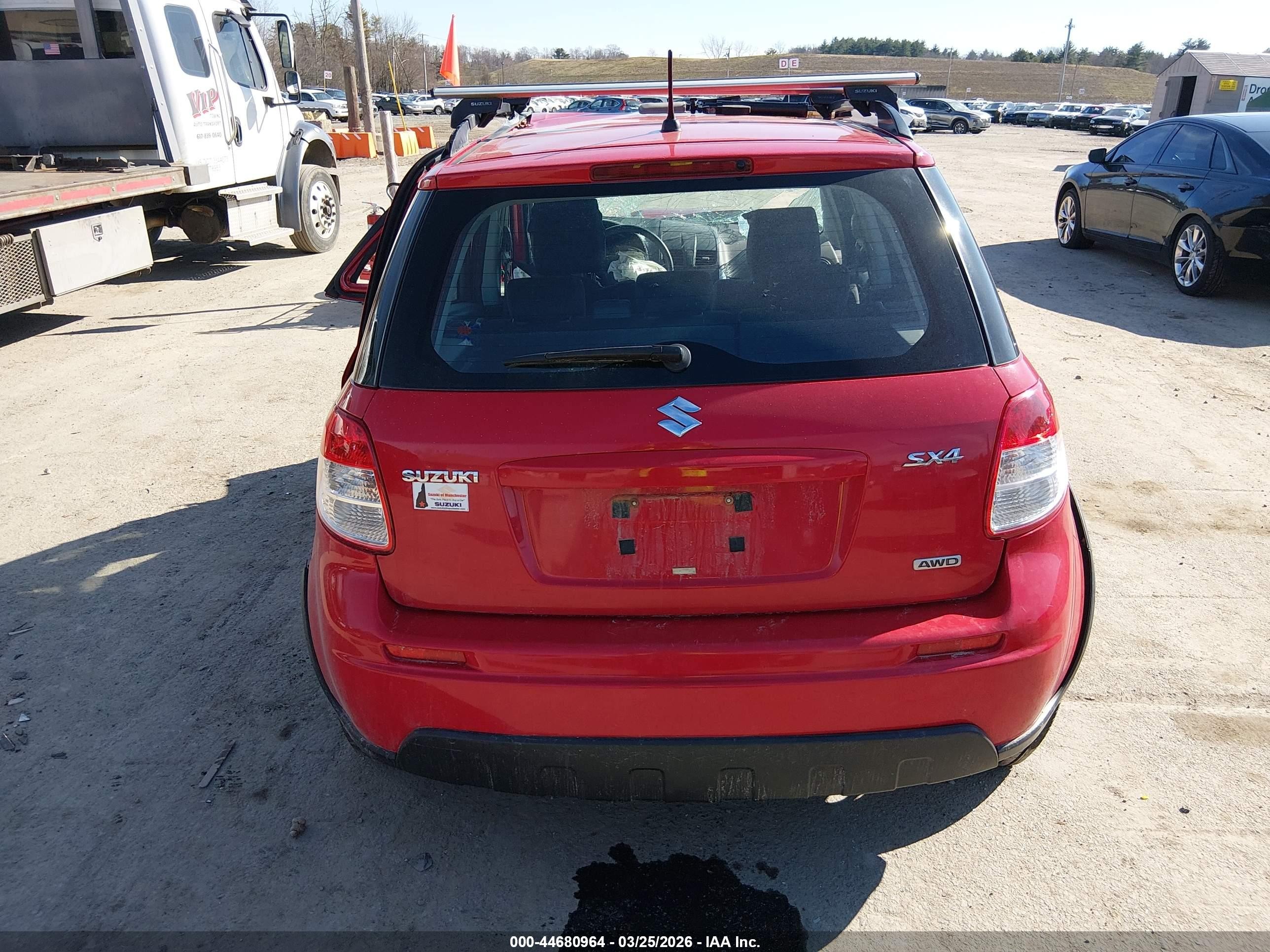2010 Suzuki Sx4 Technology Red vin: JS2YB5A39A6300322