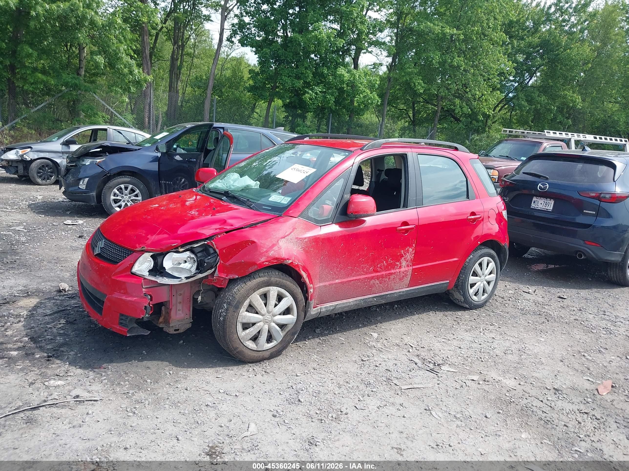 2011 Suzuki Sx4 Premium/tech Valu Pkg (nav) Красный vin: JS2YB5A39B6304923