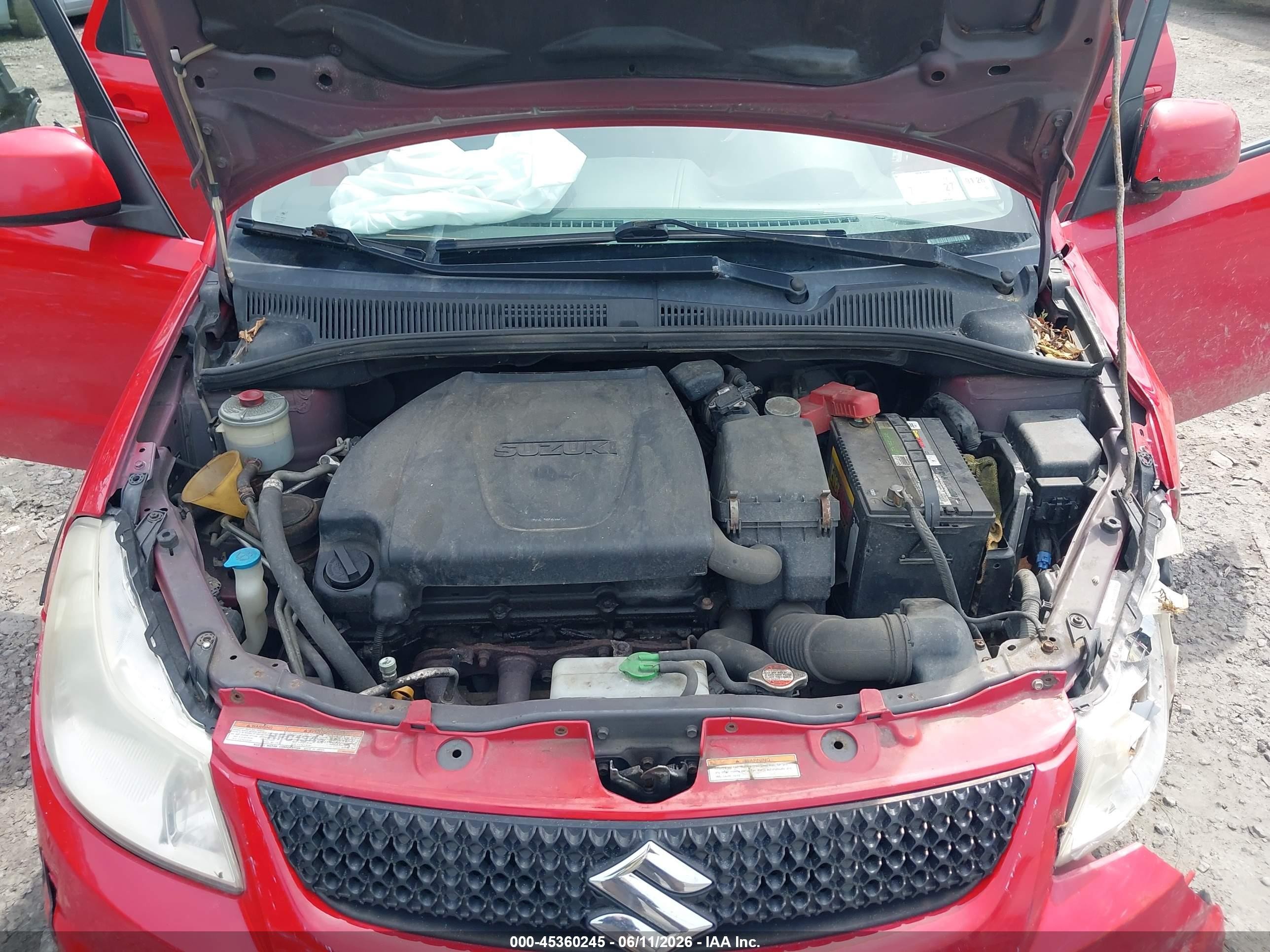 2011 Suzuki Sx4 Premium/tech Valu Pkg (nav) Красный vin: JS2YB5A39B6304923