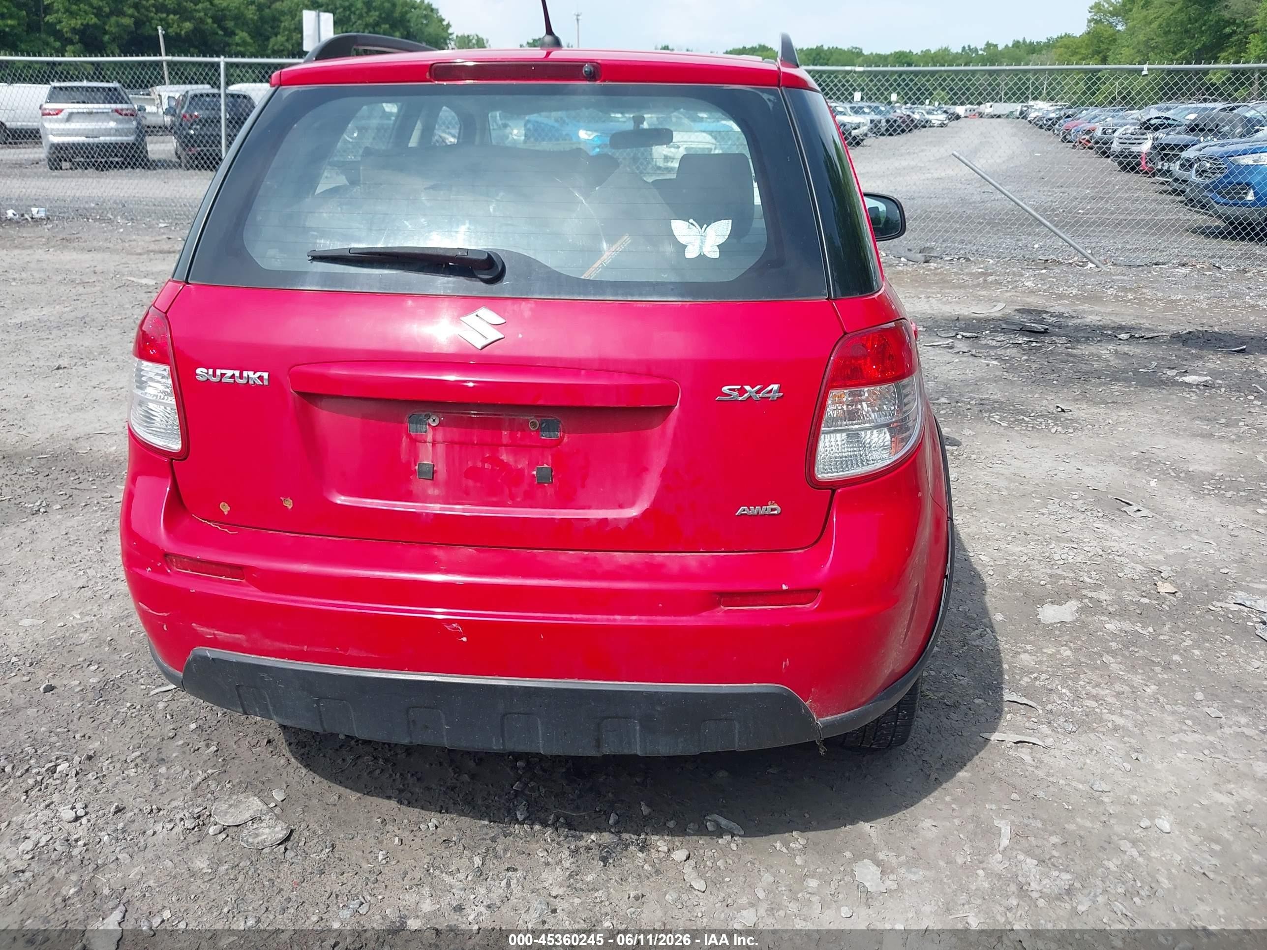 2011 Suzuki Sx4 Premium/tech Valu Pkg (nav) Красный vin: JS2YB5A39B6304923
