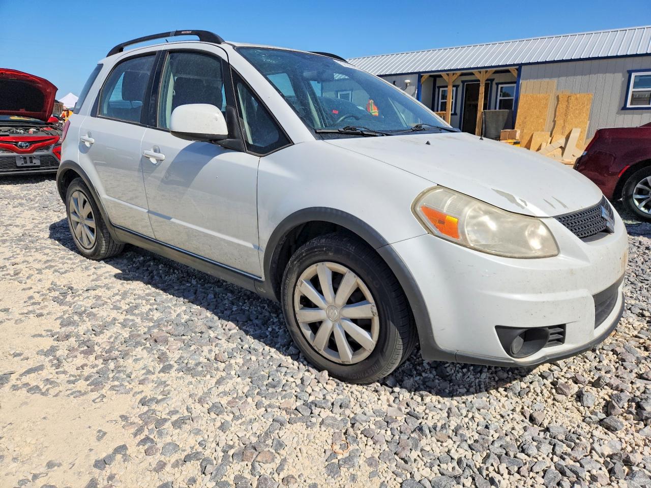 2012 Suzuki Sx4 White vin: JS2YB5A3XC6302325