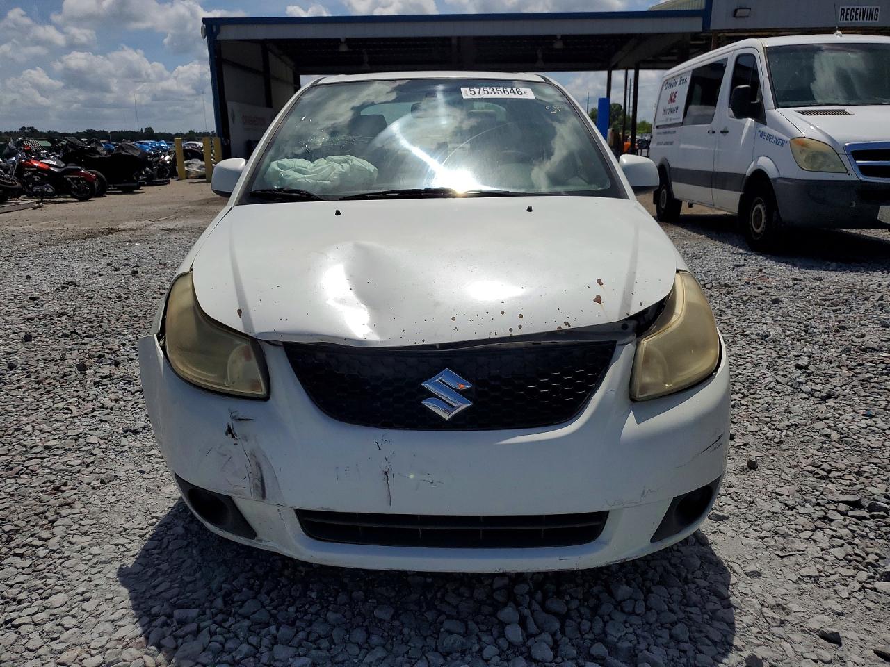 2008 Suzuki Sx4 White vin: JS2YC412185100999