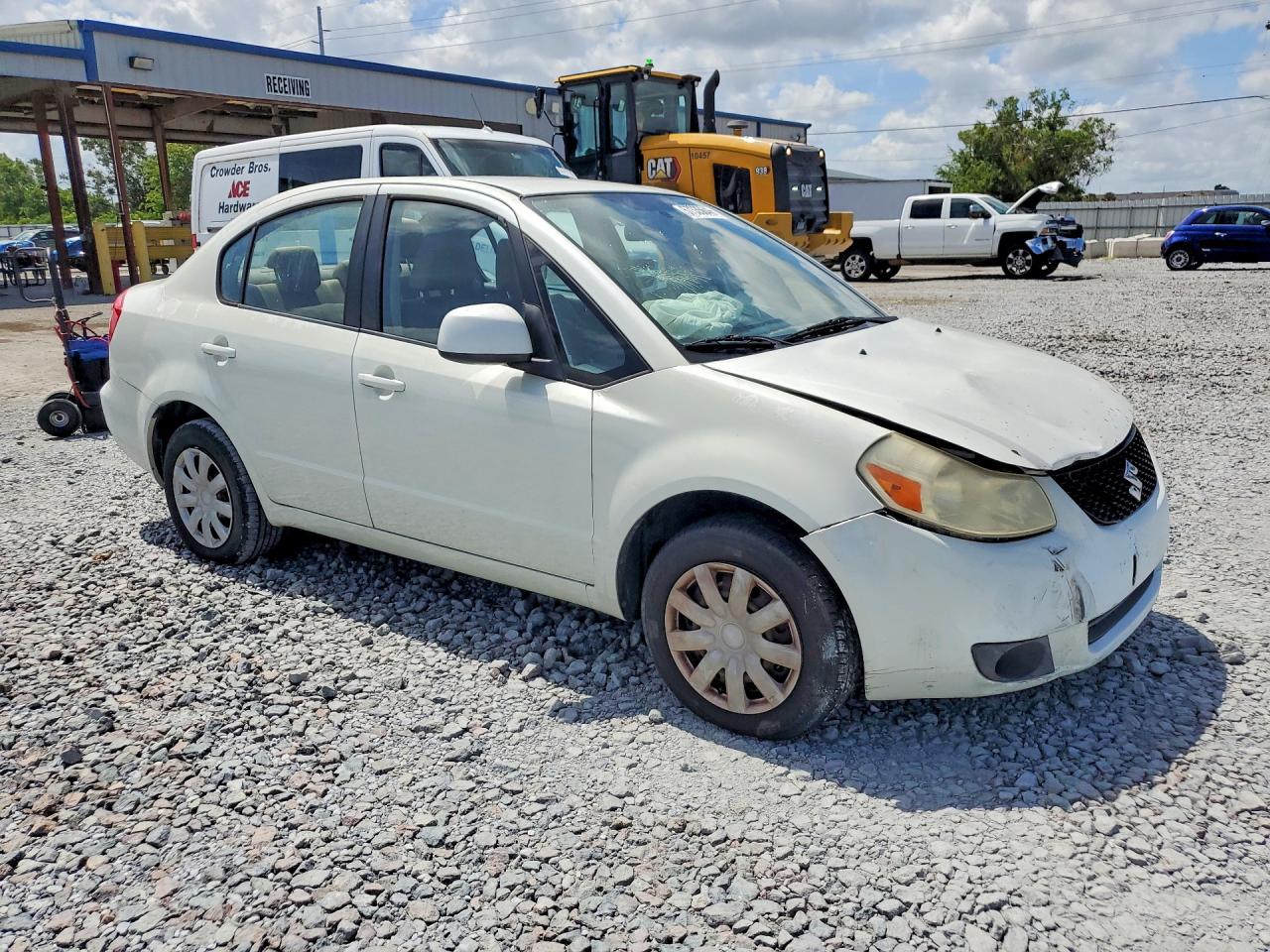 2008 Suzuki Sx4 White vin: JS2YC412185100999
