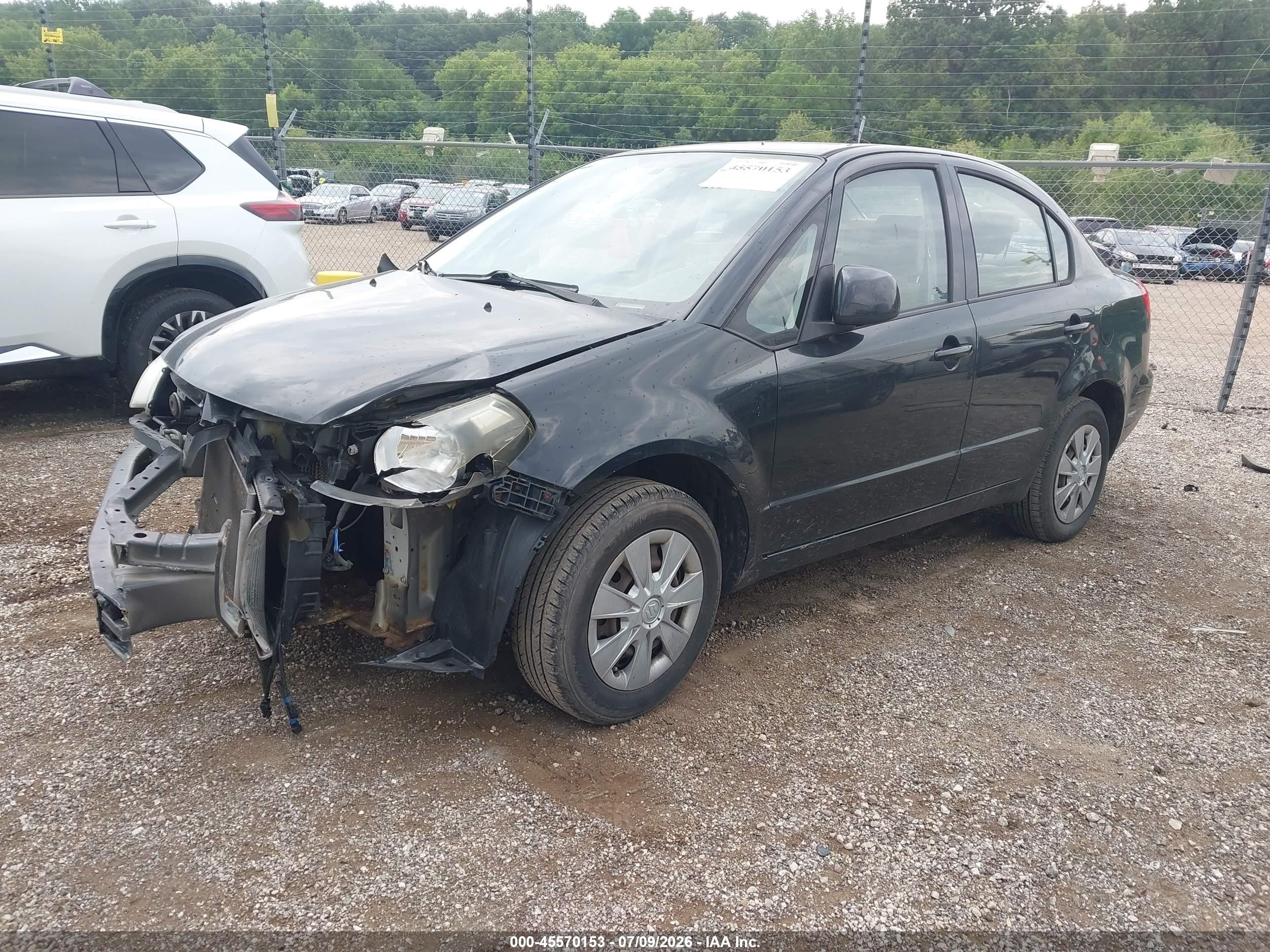 2009 Suzuki Sx4 Le/le Popular Black vin: JS2YC412296200640