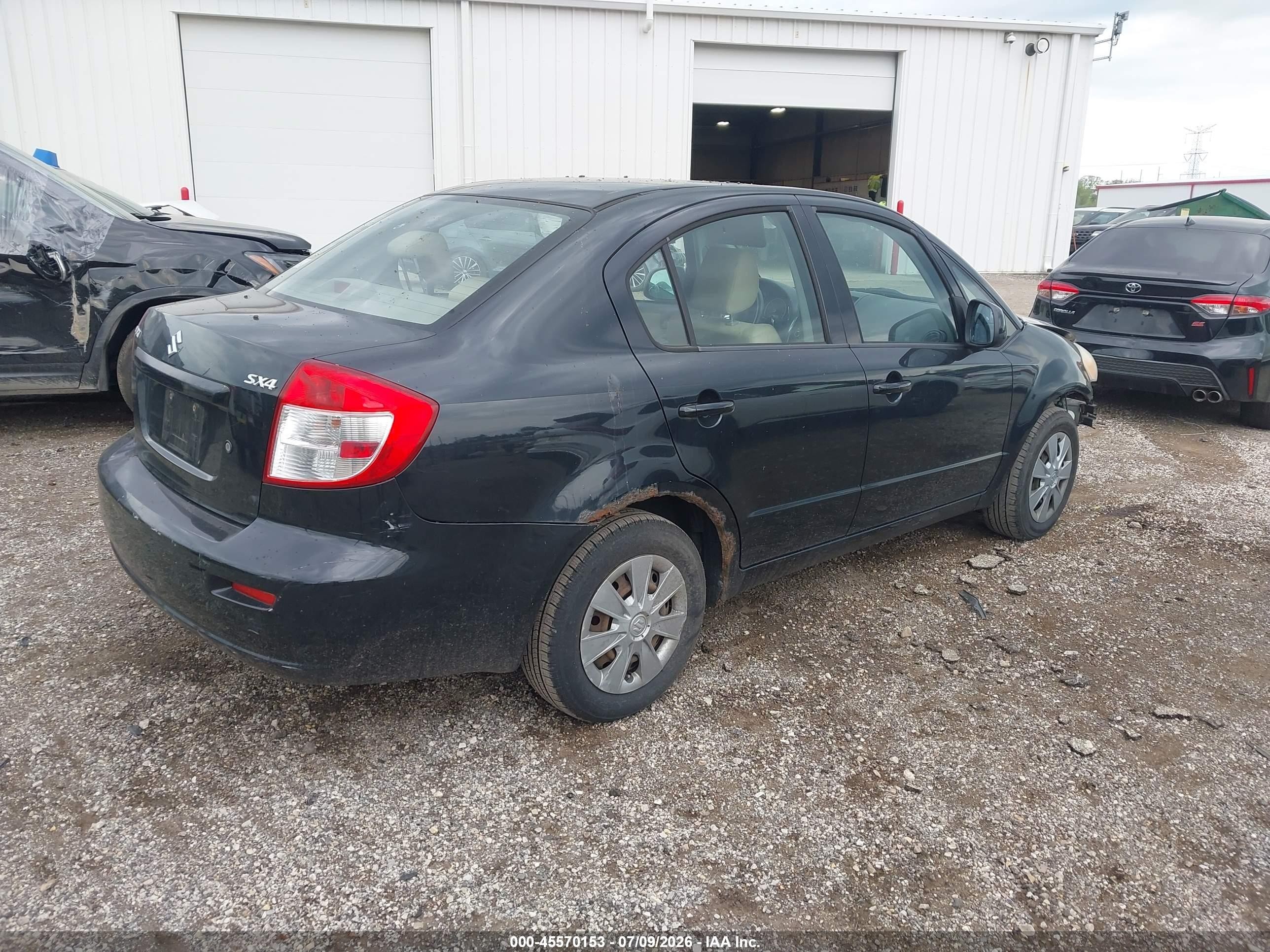 2009 Suzuki Sx4 Le/le Popular Black vin: JS2YC412296200640
