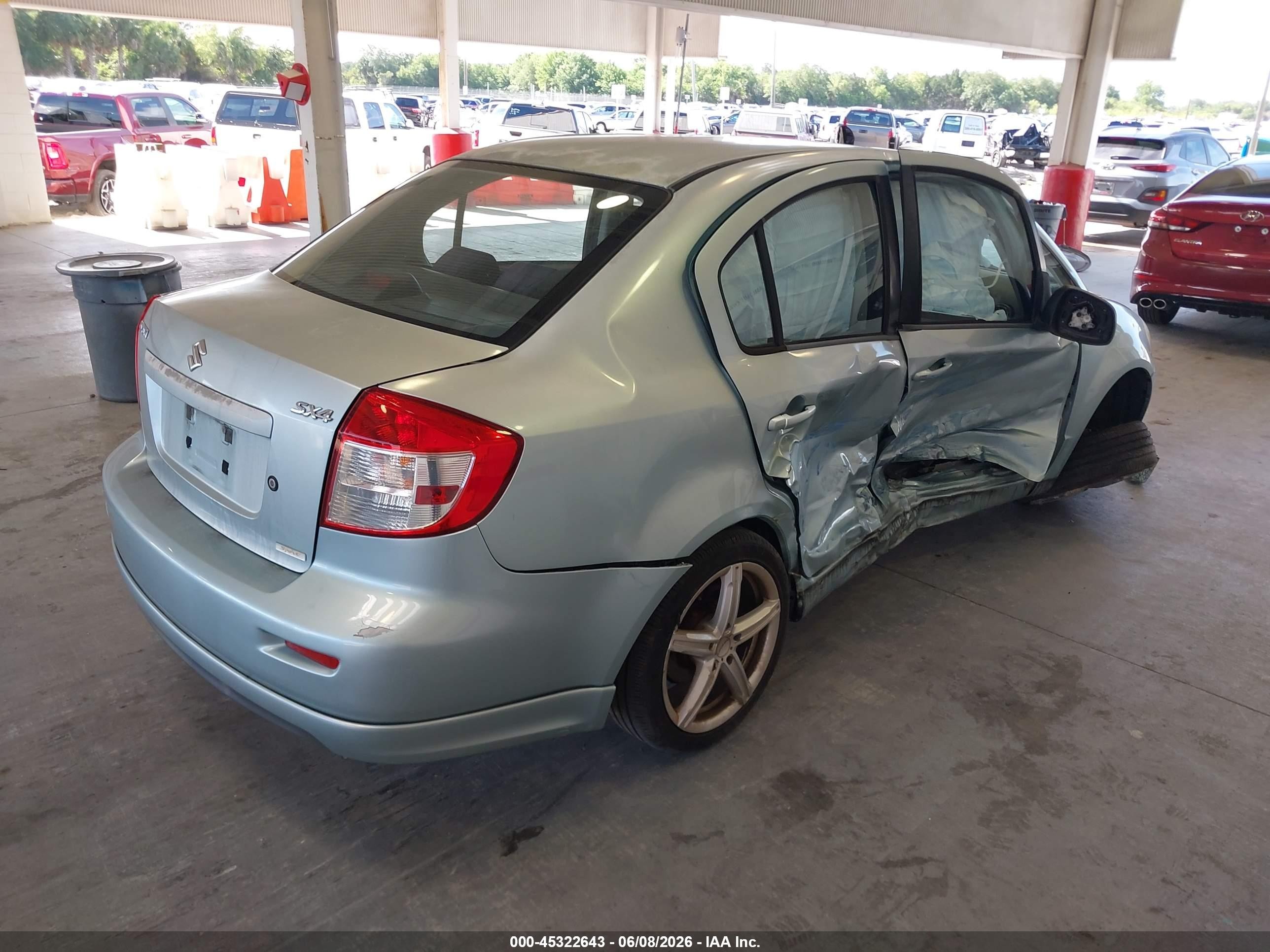 2009 Suzuki Sx4 Auto Sport Technology Pkg Fwd/man Sport Fwd/man Sport Technology Pkg Fwd/sport Light Blue vin: JS2YC414296203698