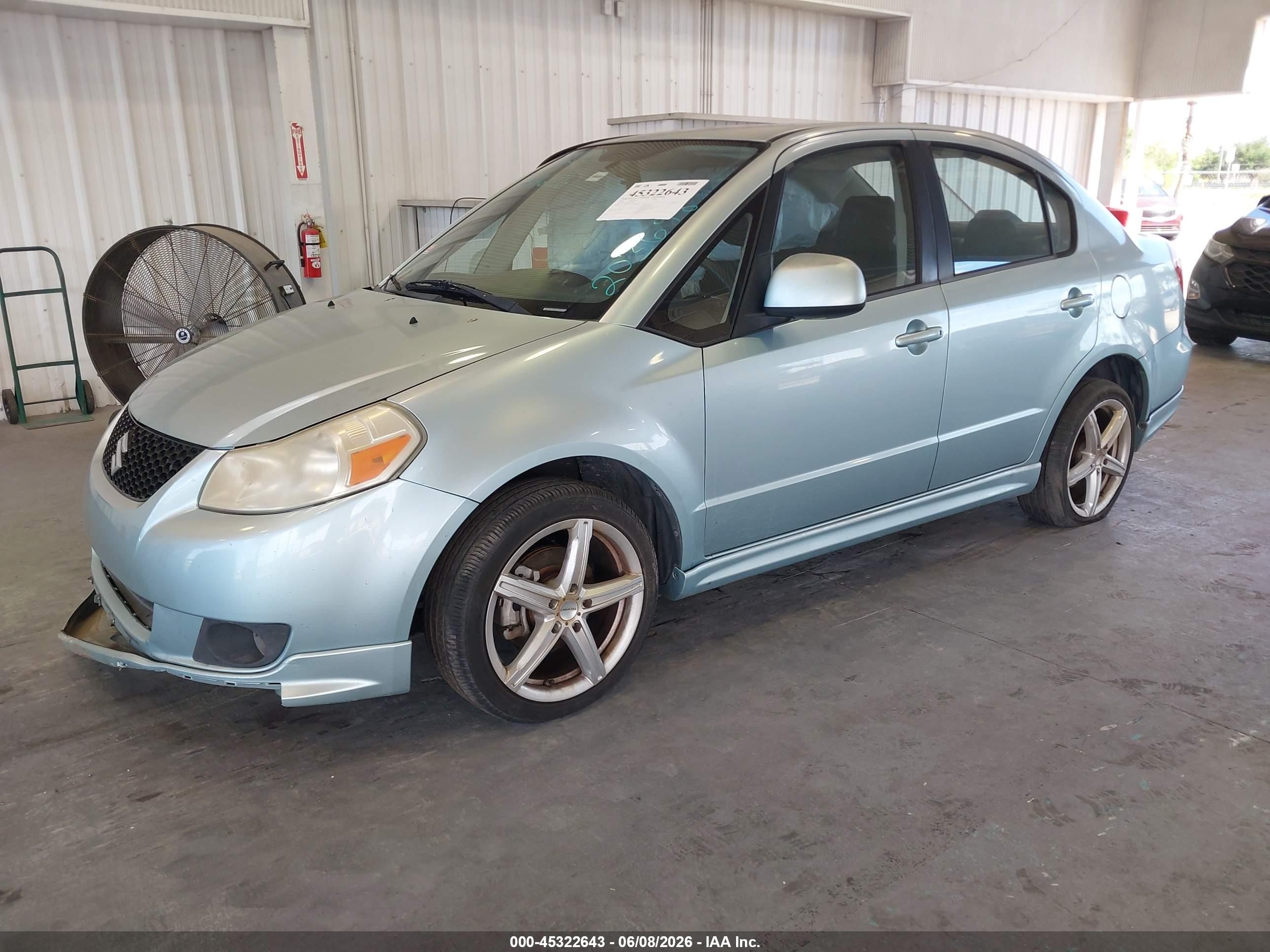 2009 Suzuki Sx4 Auto Sport Technology Pkg Fwd/man Sport Fwd/man Sport Technology Pkg Fwd/sport Light Blue vin: JS2YC414296203698