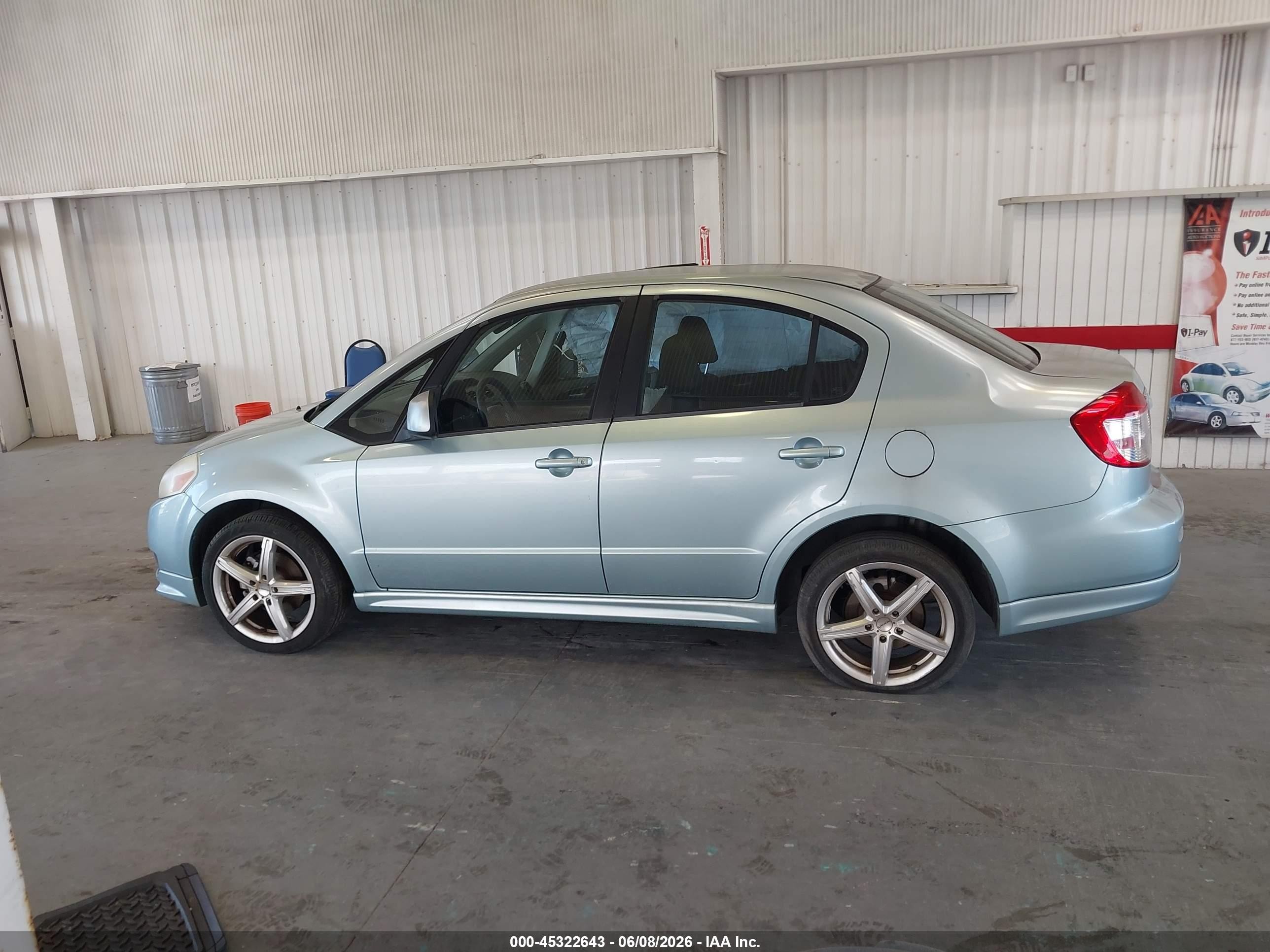 2009 Suzuki Sx4 Auto Sport Technology Pkg Fwd/man Sport Fwd/man Sport Technology Pkg Fwd/sport Light Blue vin: JS2YC414296203698
