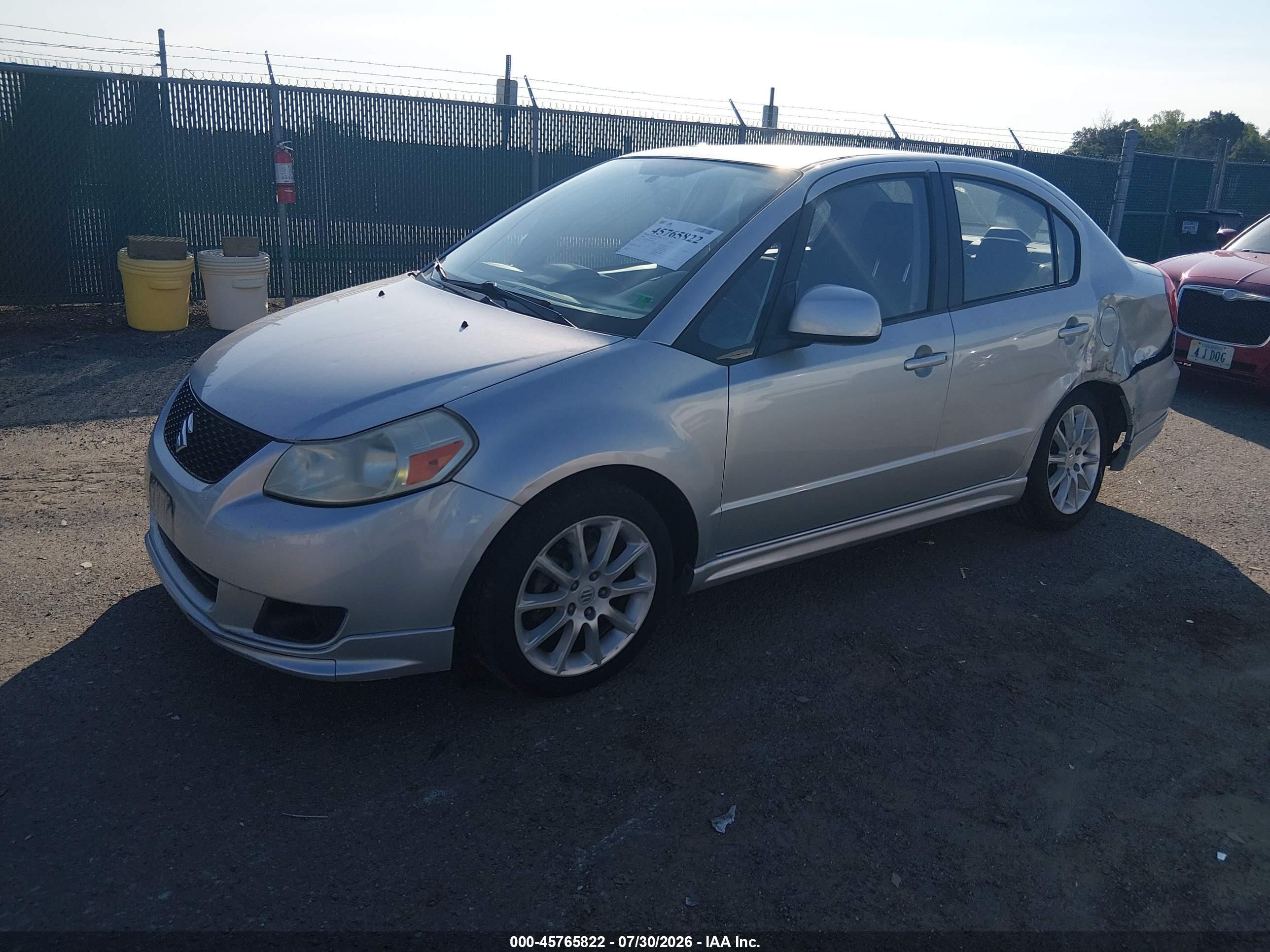 2008 Suzuki Sx4 Sport Silver vin: JS2YC414485100786