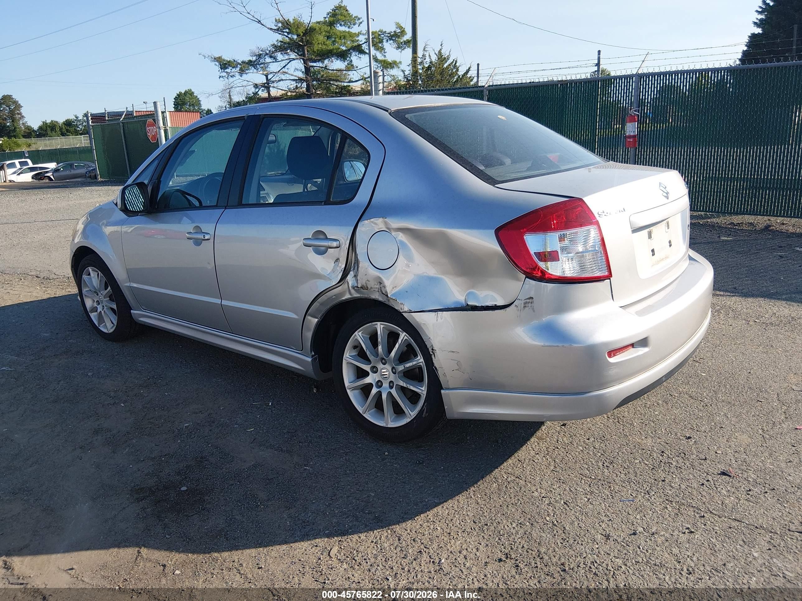 2008 Suzuki Sx4 Sport Silver vin: JS2YC414485100786