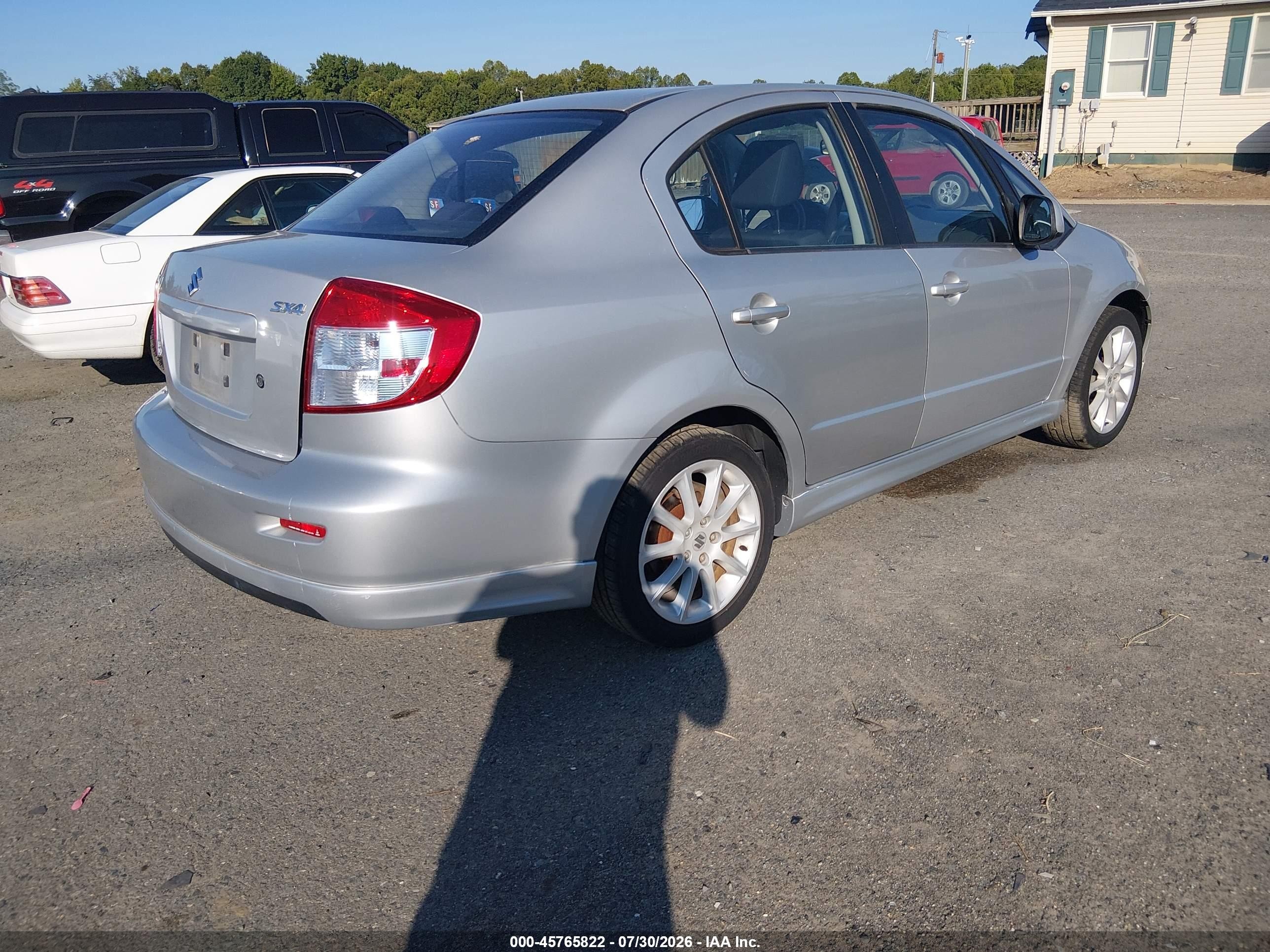 2008 Suzuki Sx4 Sport Silver vin: JS2YC414485100786