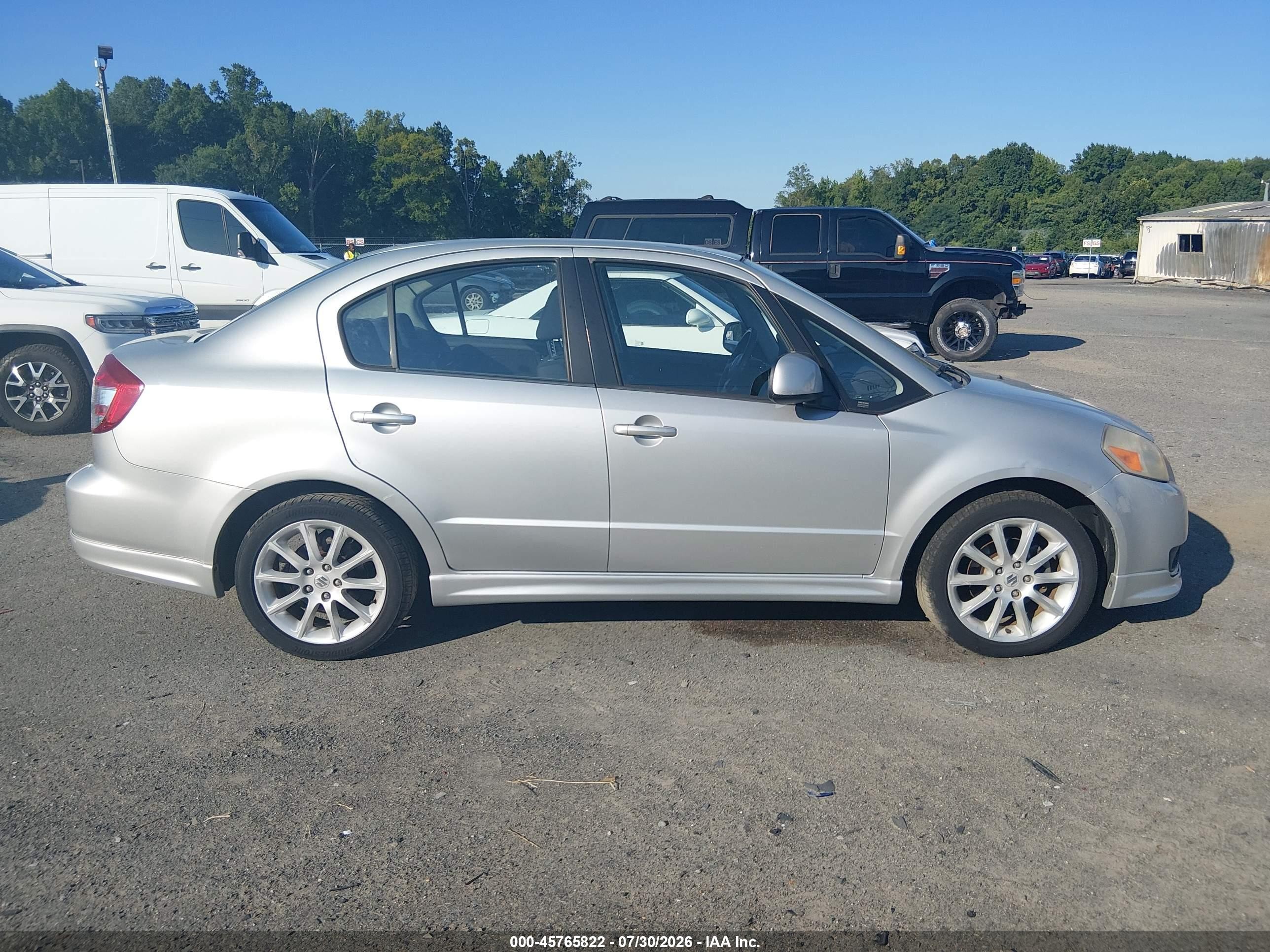 2008 Suzuki Sx4 Sport Silver vin: JS2YC414485100786