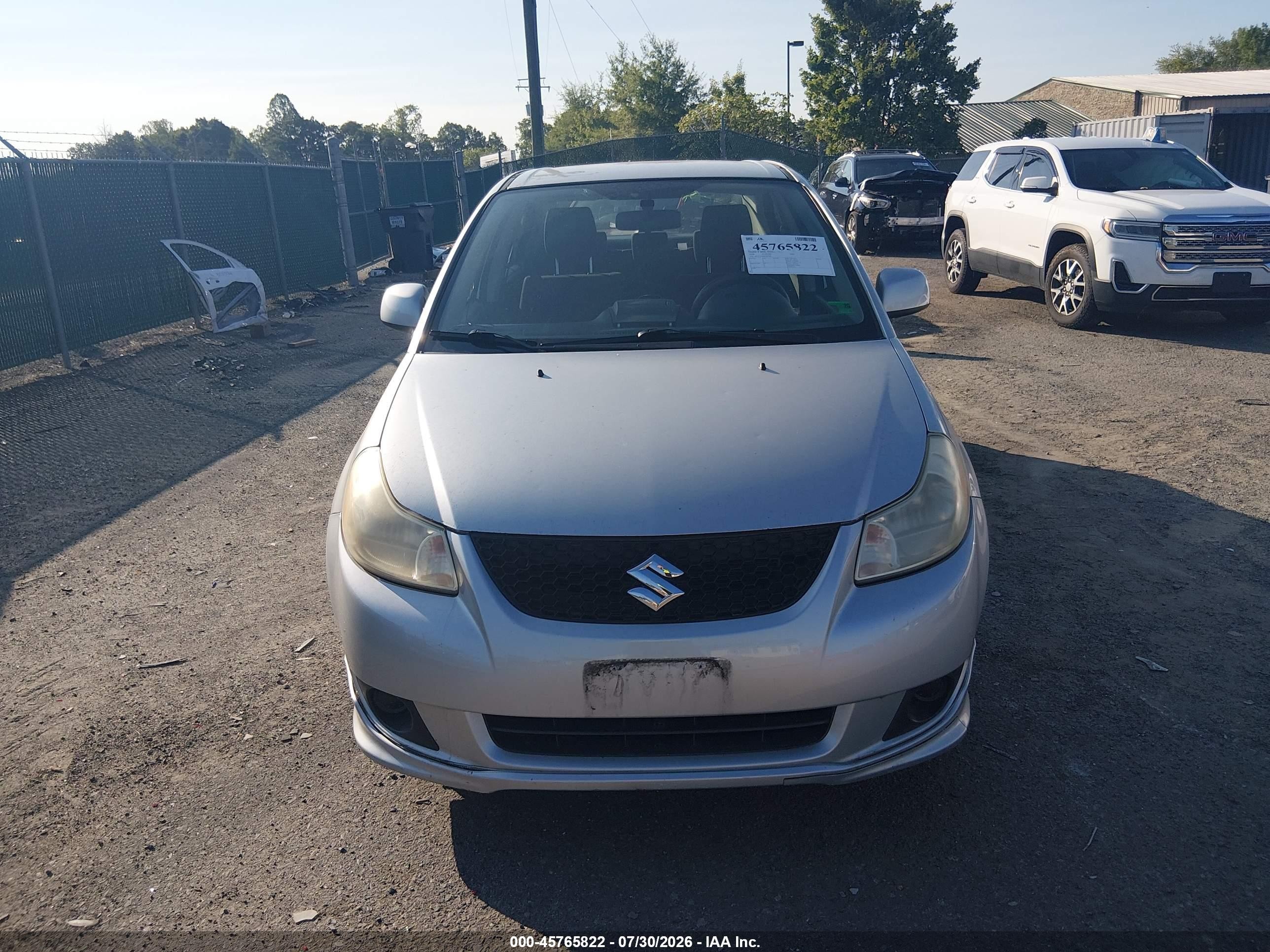 2008 Suzuki Sx4 Sport Silver vin: JS2YC414485100786