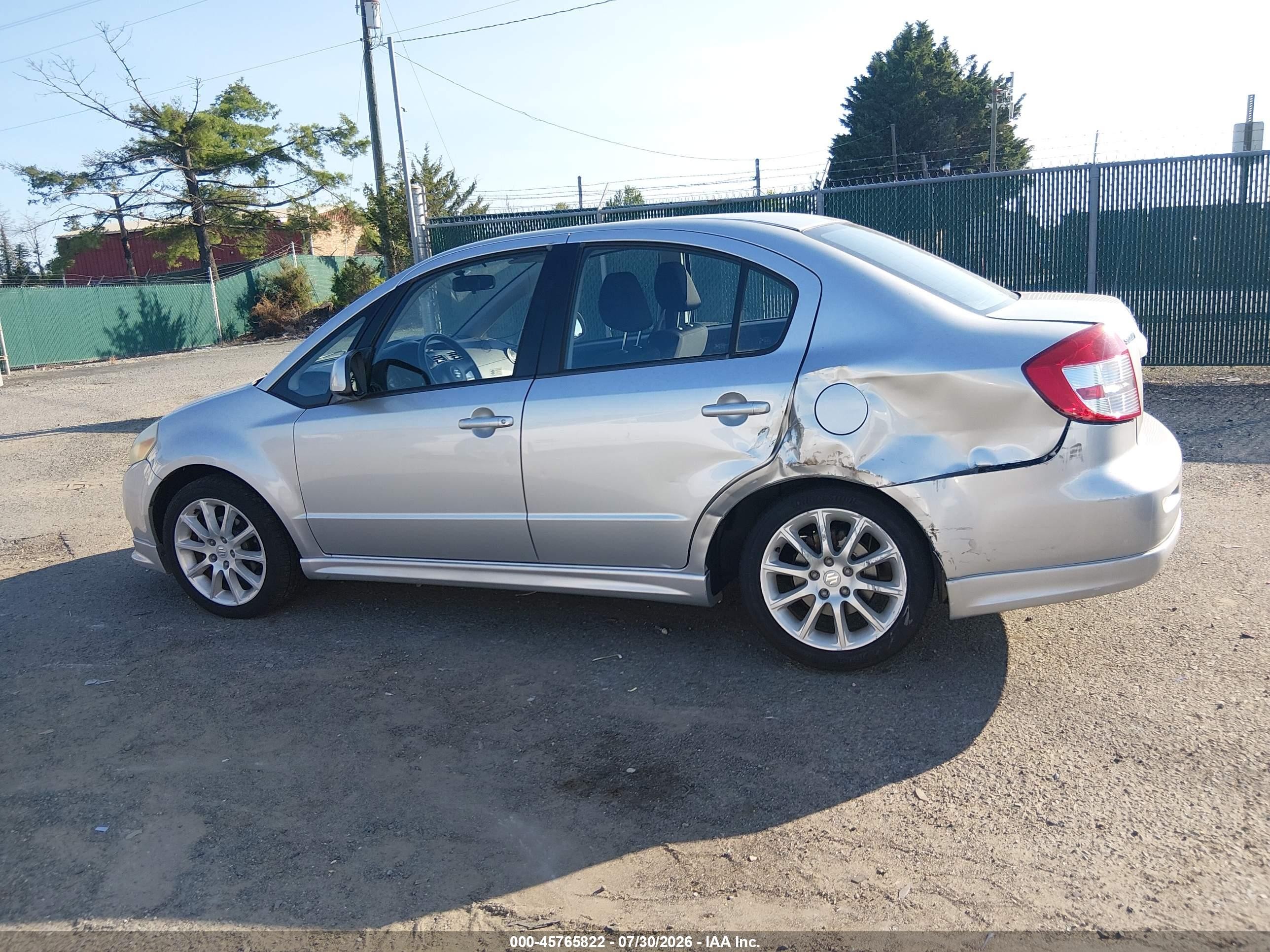 2008 Suzuki Sx4 Sport Silver vin: JS2YC414485100786